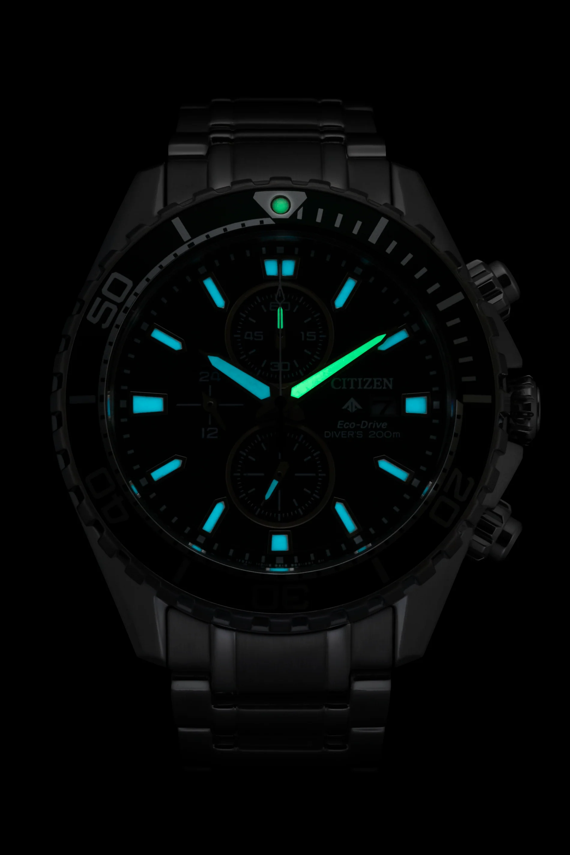 Dive 3 | 44mm, Steel, Green Dial - Image 6