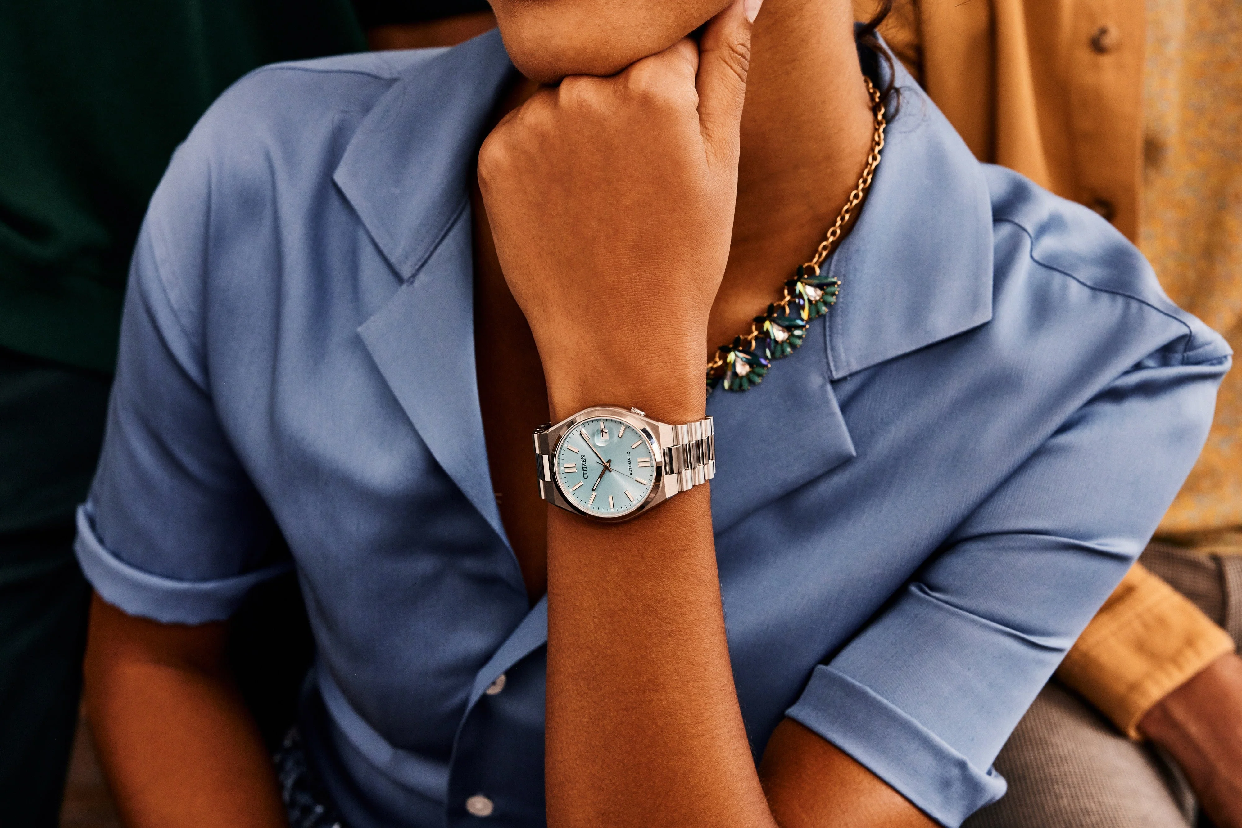 Tsuyosa | 40mm, Steel, Sky Blue Dial - Image 4