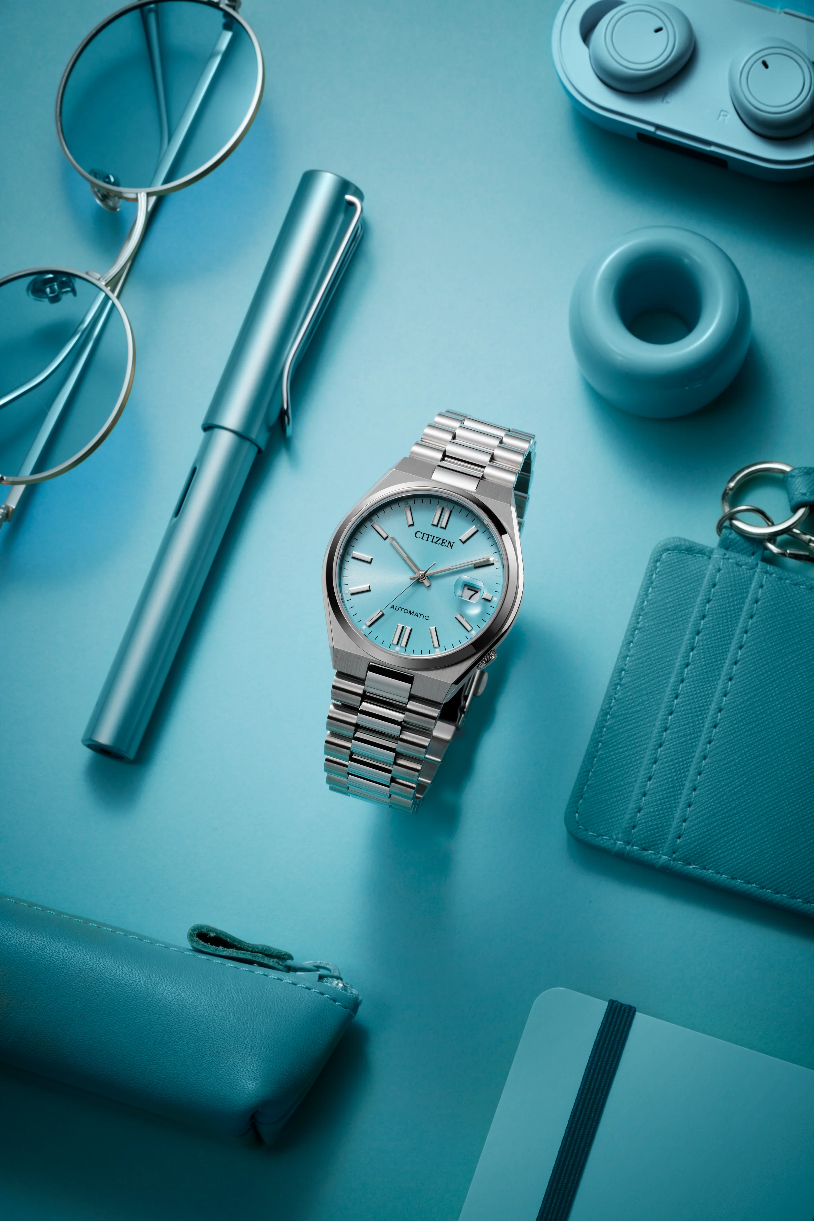 Tsuyosa | 40mm, Steel, Sky Blue Dial - Image 5