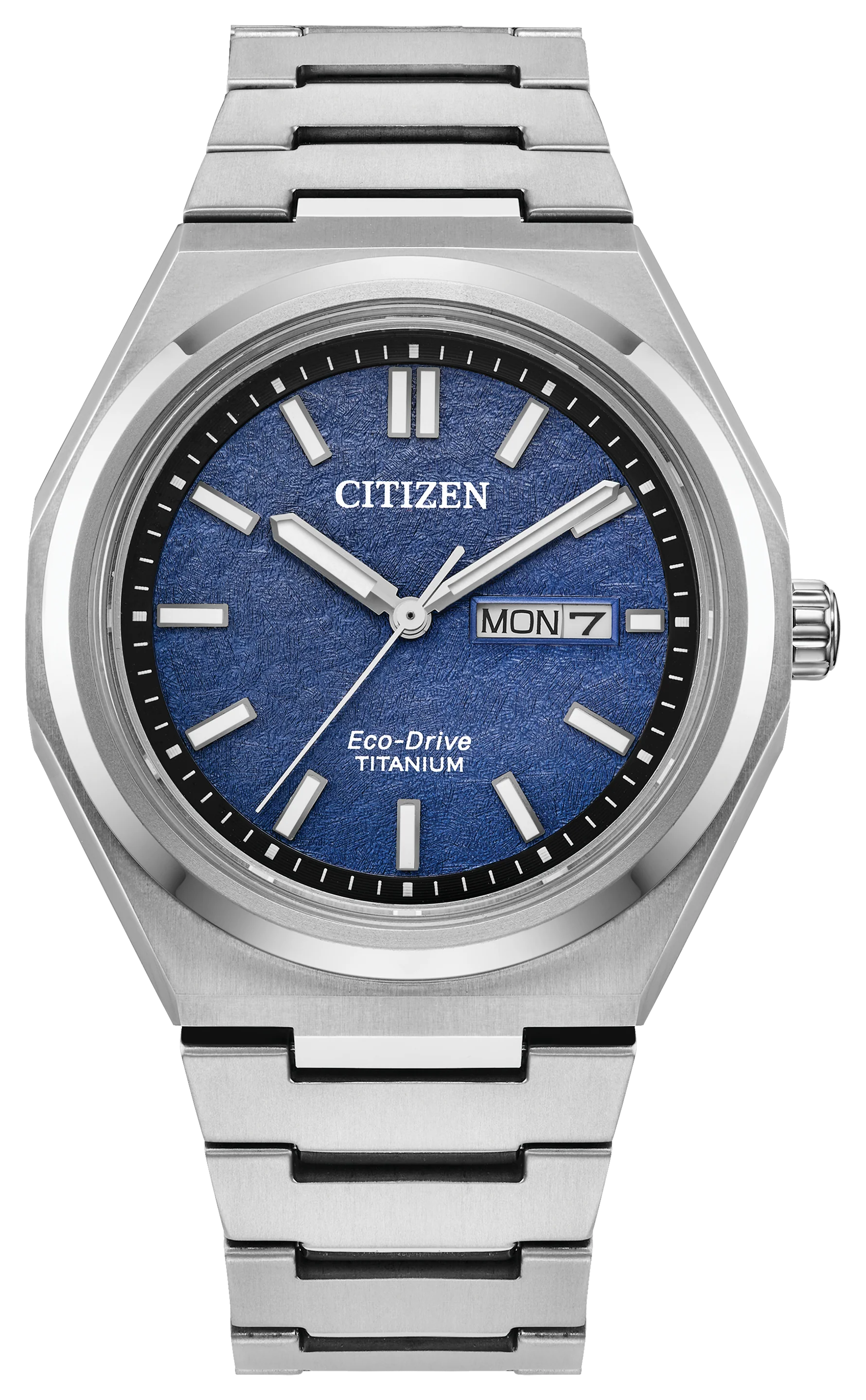 Zenshin | 39mm, Titanium, Blue Dial