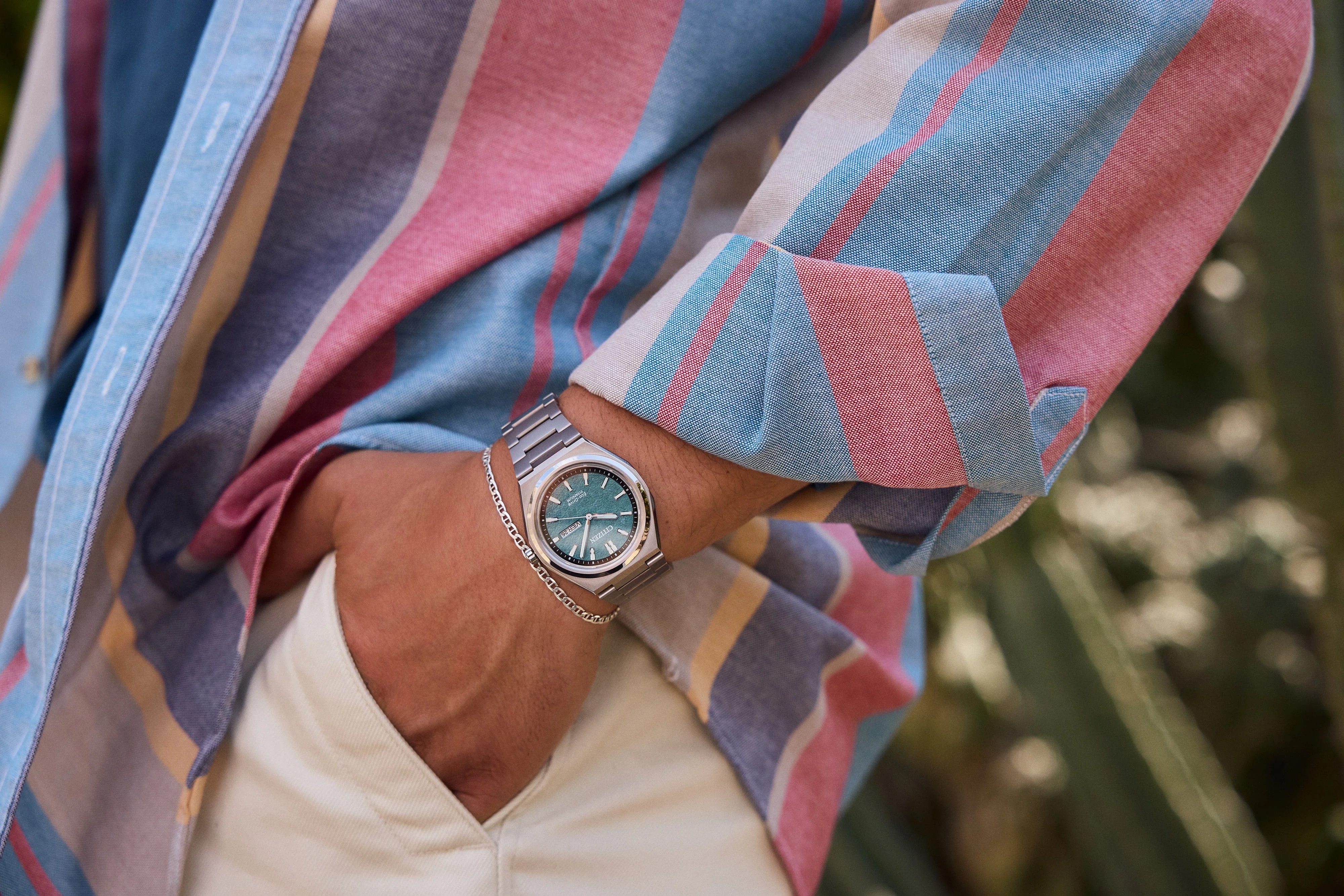 Zenshin | 39mm, Titanium, Green Dial - Image 5