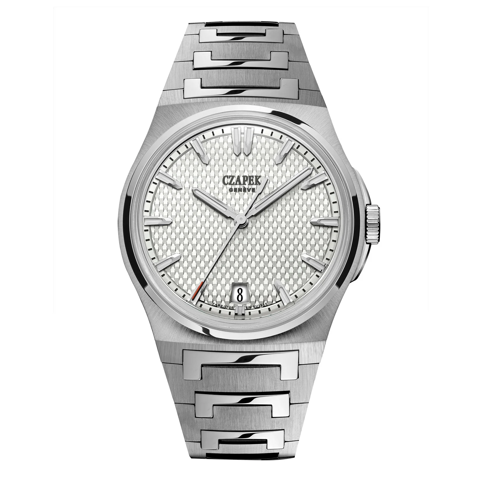 Antarctique Passage de Drake Ice White | 40.5mm, Steel, White Dial