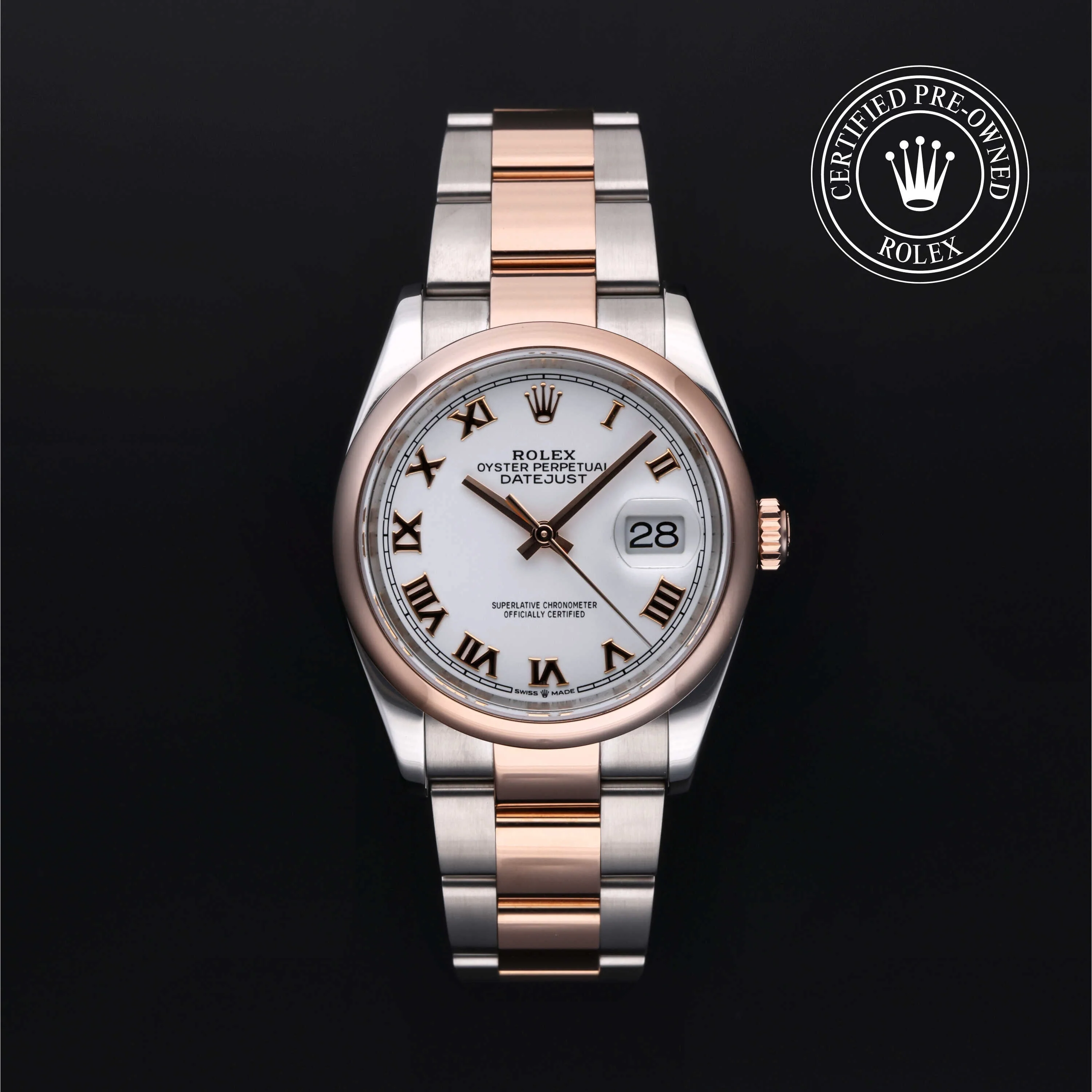 Datejust 36 | 36mm, Two-Tone Steel & 18K Rose Gold, Ref. M126201 - Image 2