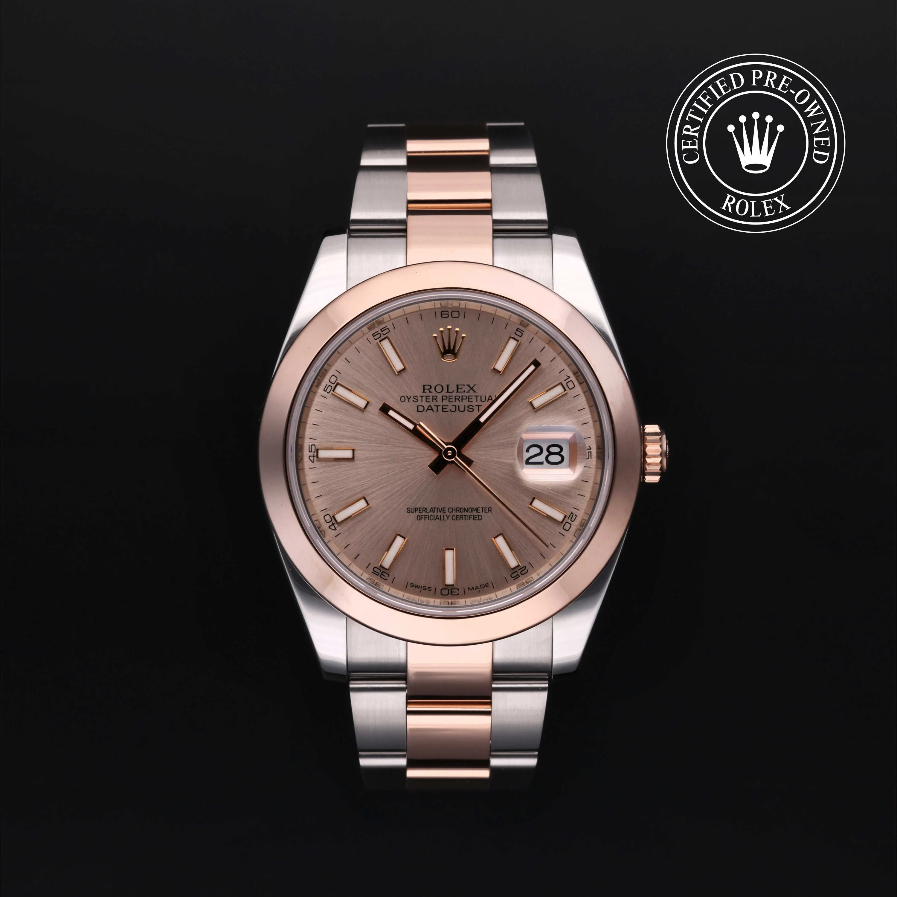Datejust 41 | 41mm, Two-Tone Steel & 18K Rose Gold, Ref. M126301 - Image 2