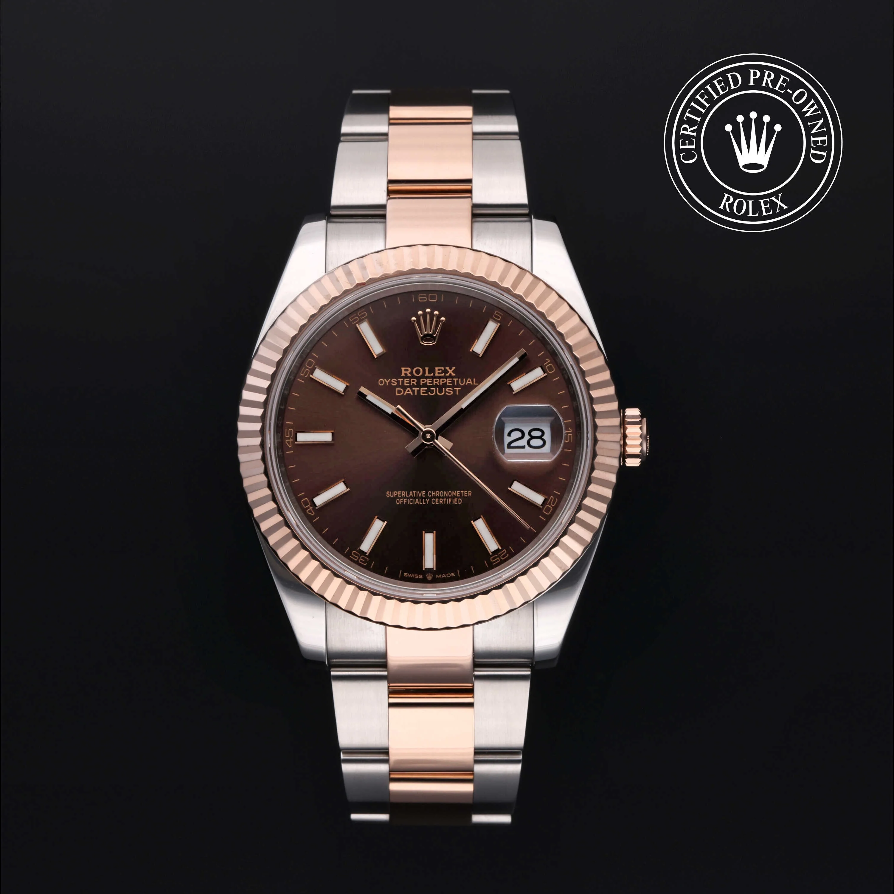 Datejust 41 | 41mm, Two-Tone Steel & 18K Rose Gold, Ref. M126331 - Image 2