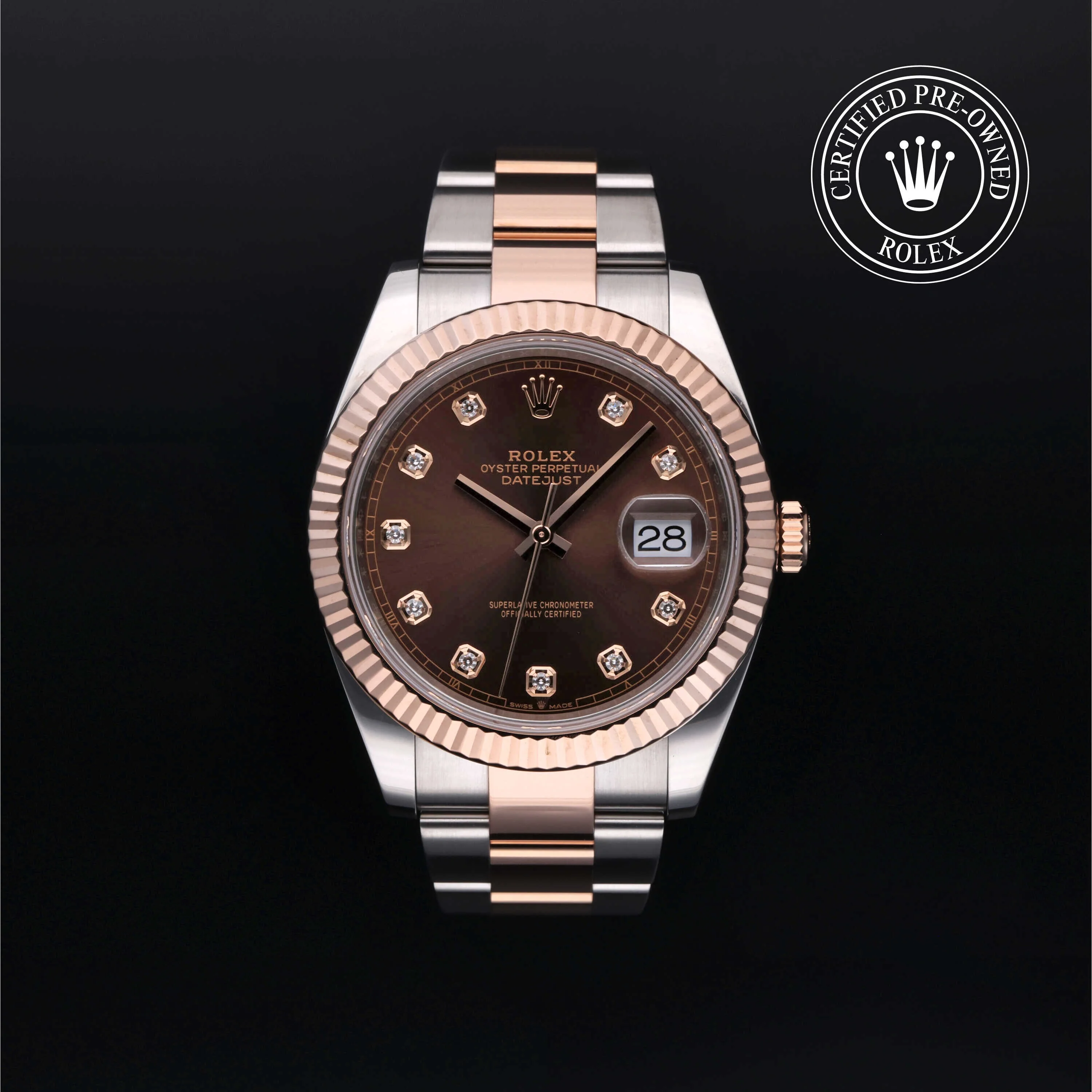 Datejust 41 | 41mm, Two-Tone Steel & 18K Rose Gold, Ref. M126331 - Image 2