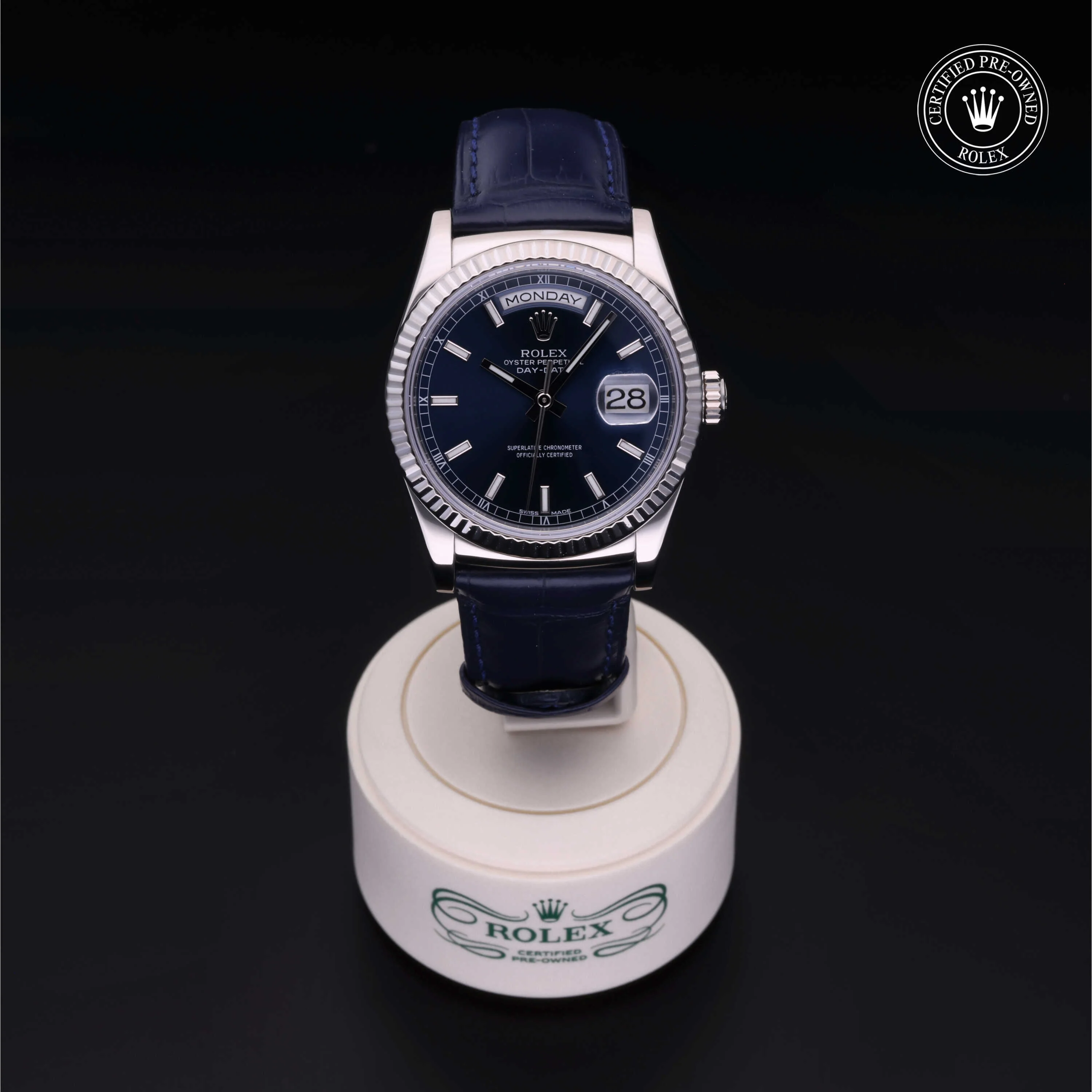 Day-Date 36 | 36mm, 18K White Gold, Ref. M118139 - Image 3
