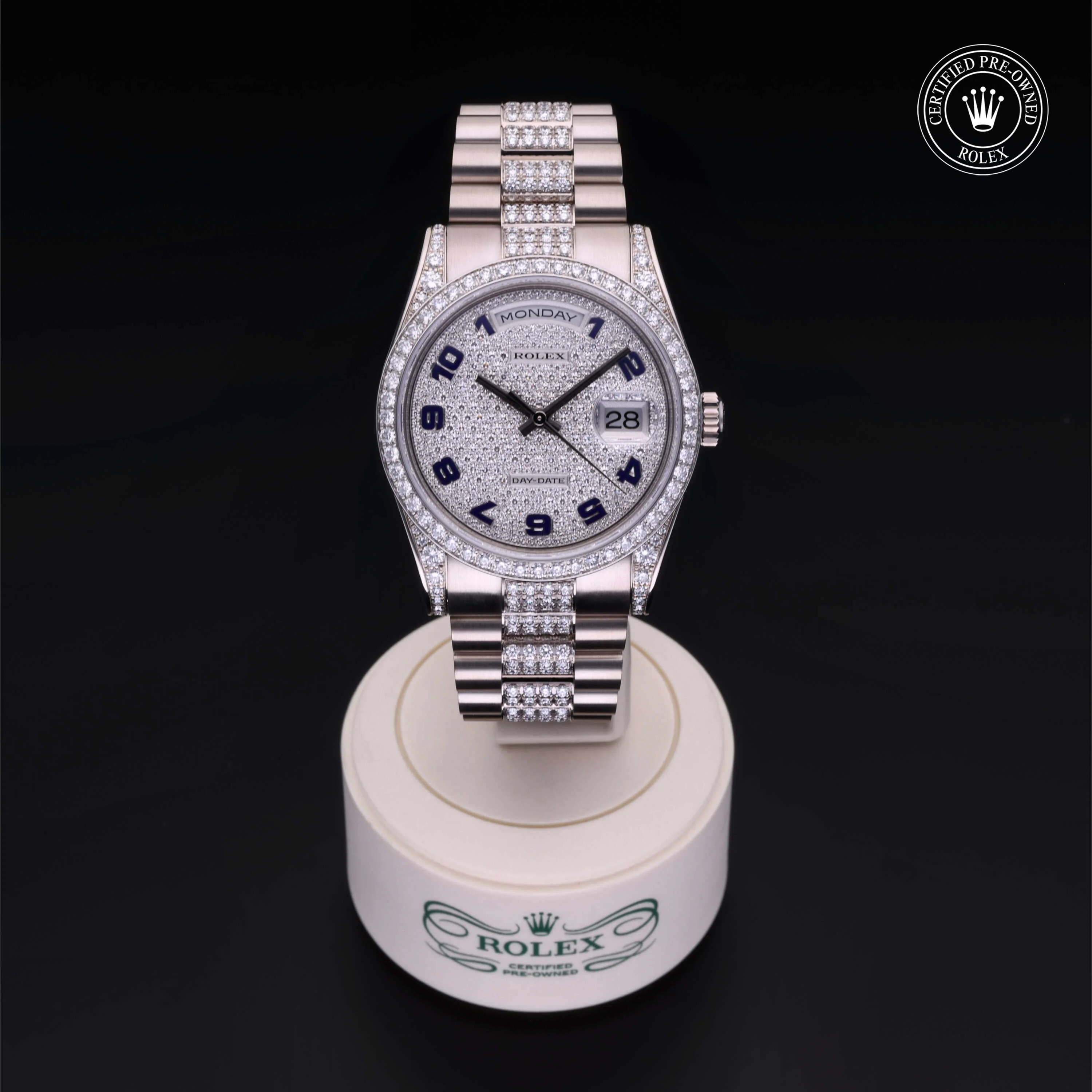 Day-Date 36 | 36mm, 18K White Gold, Ref. M118389 - Image 3