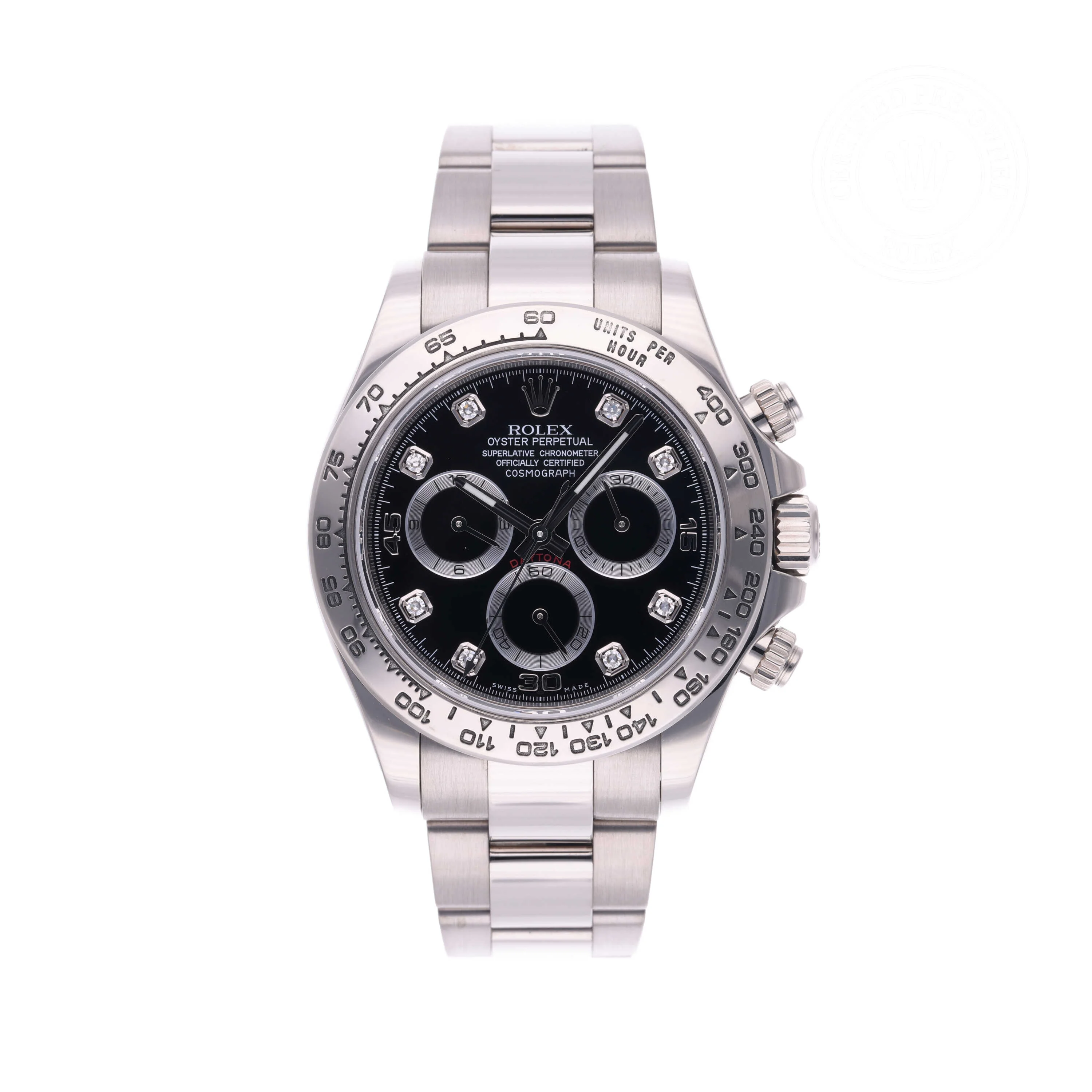 Cosmograph Daytona | 40mm, 18K White Gold, Ref. M116509