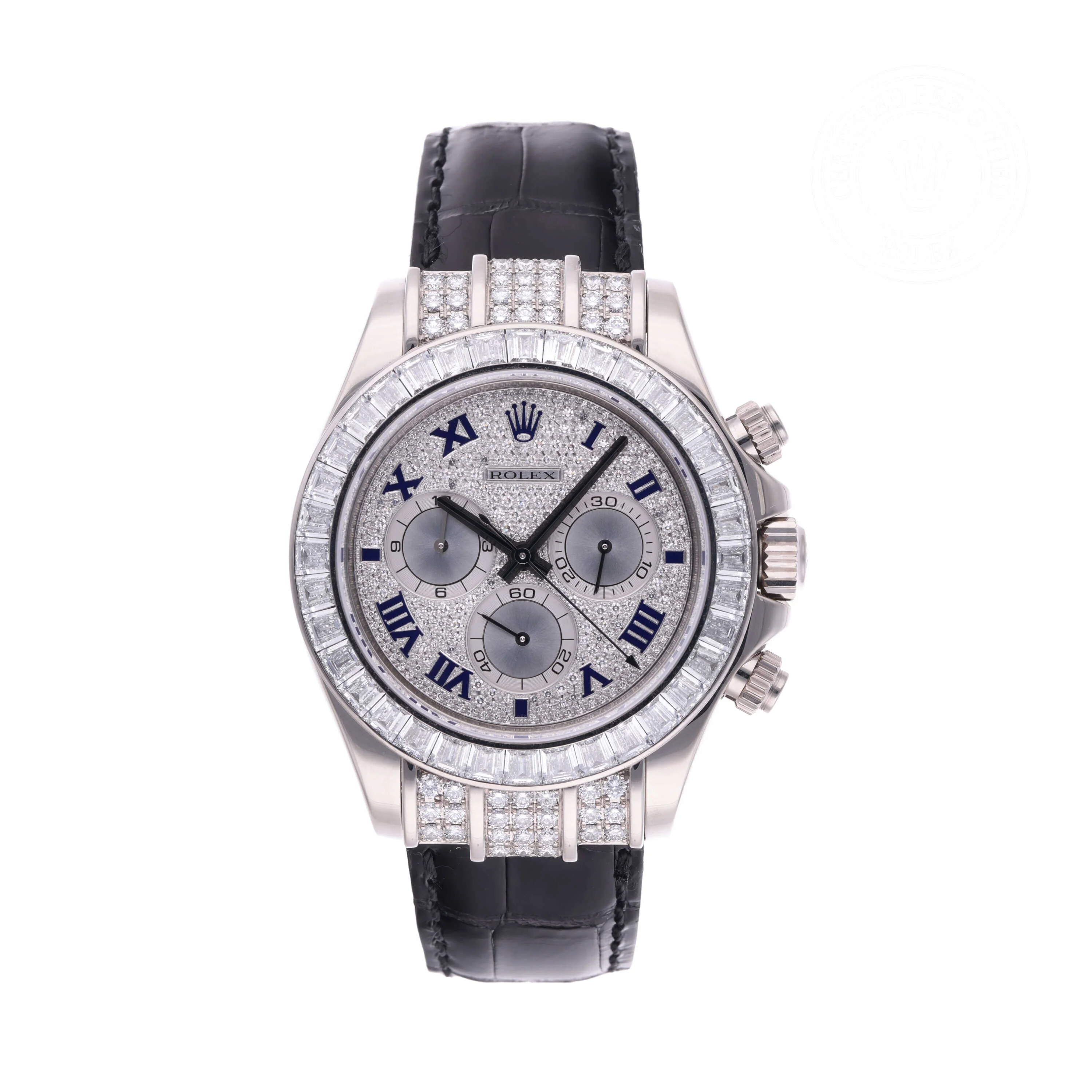 Cosmograph Daytona | 40mm, 18K White Gold, Ref. M116599TBR