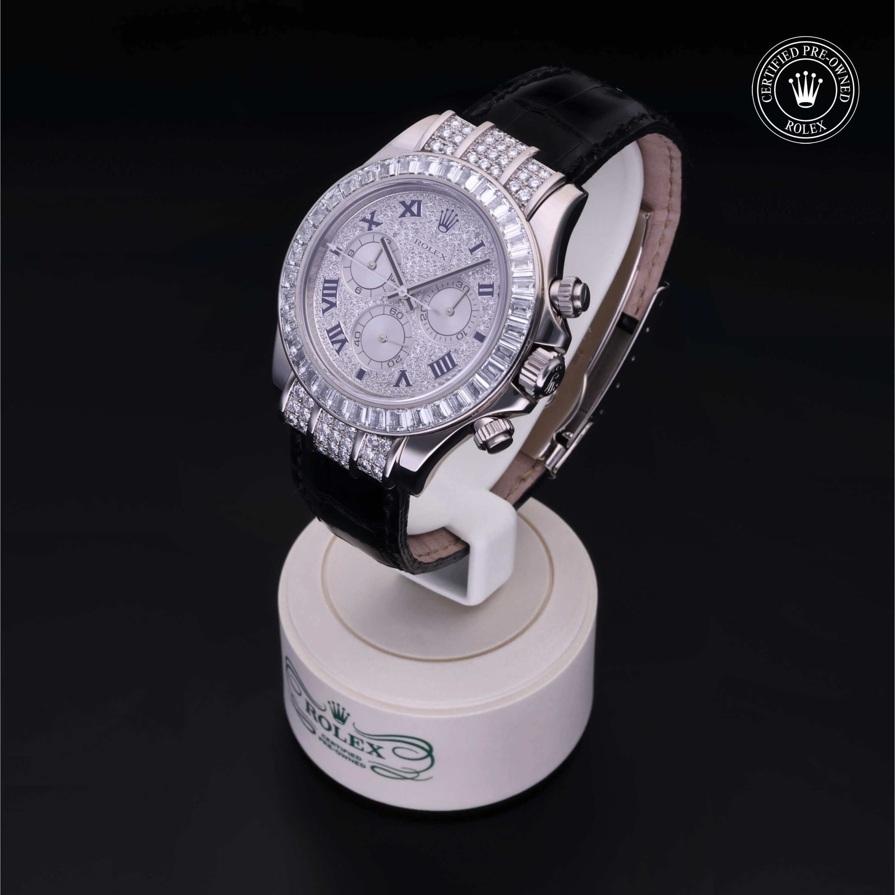 Cosmograph Daytona | 40mm, 18K White Gold, Ref. M116599TBR - Image 4