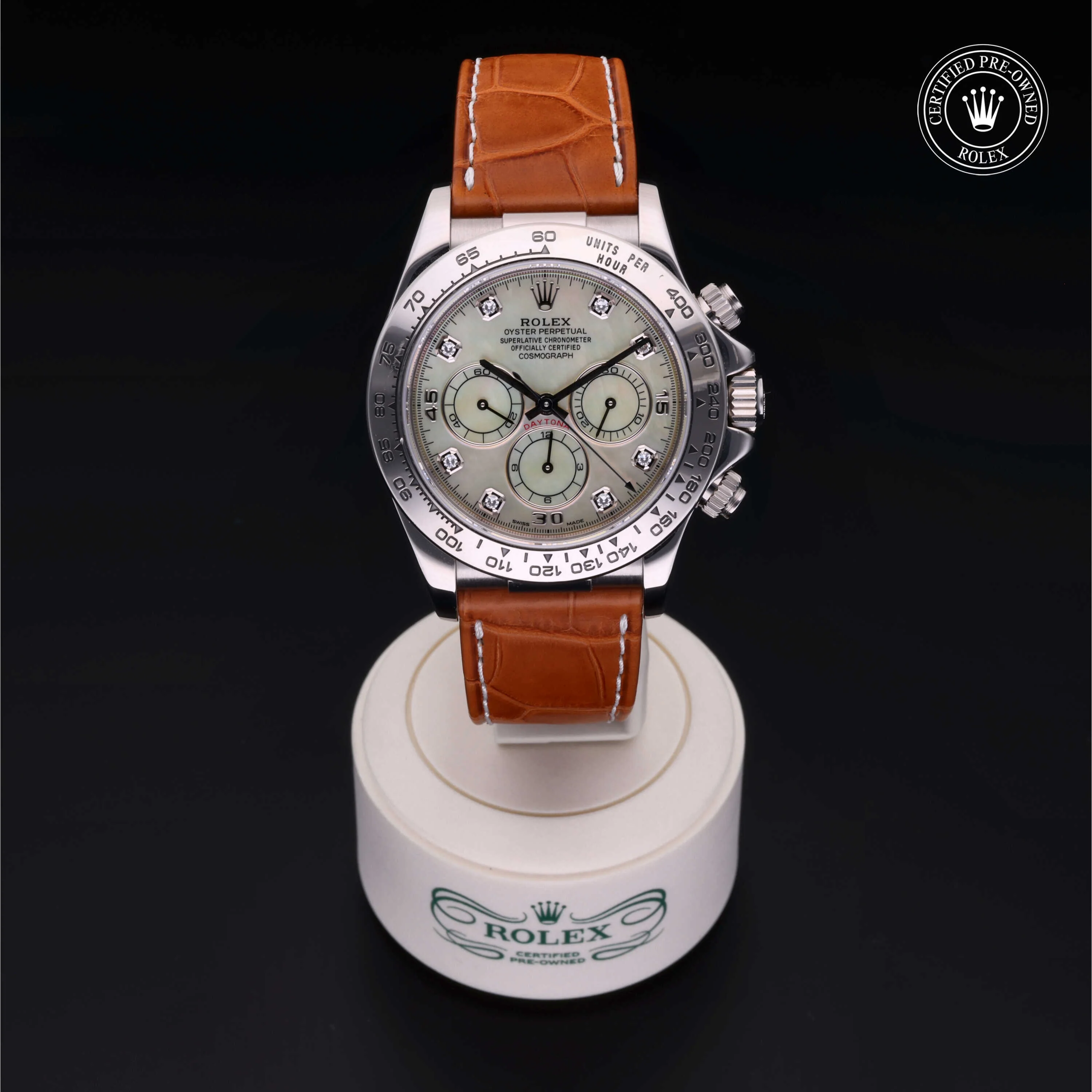 Cosmograph Daytona | 40mm, 18K White Gold, Ref. M16519 - Image 3