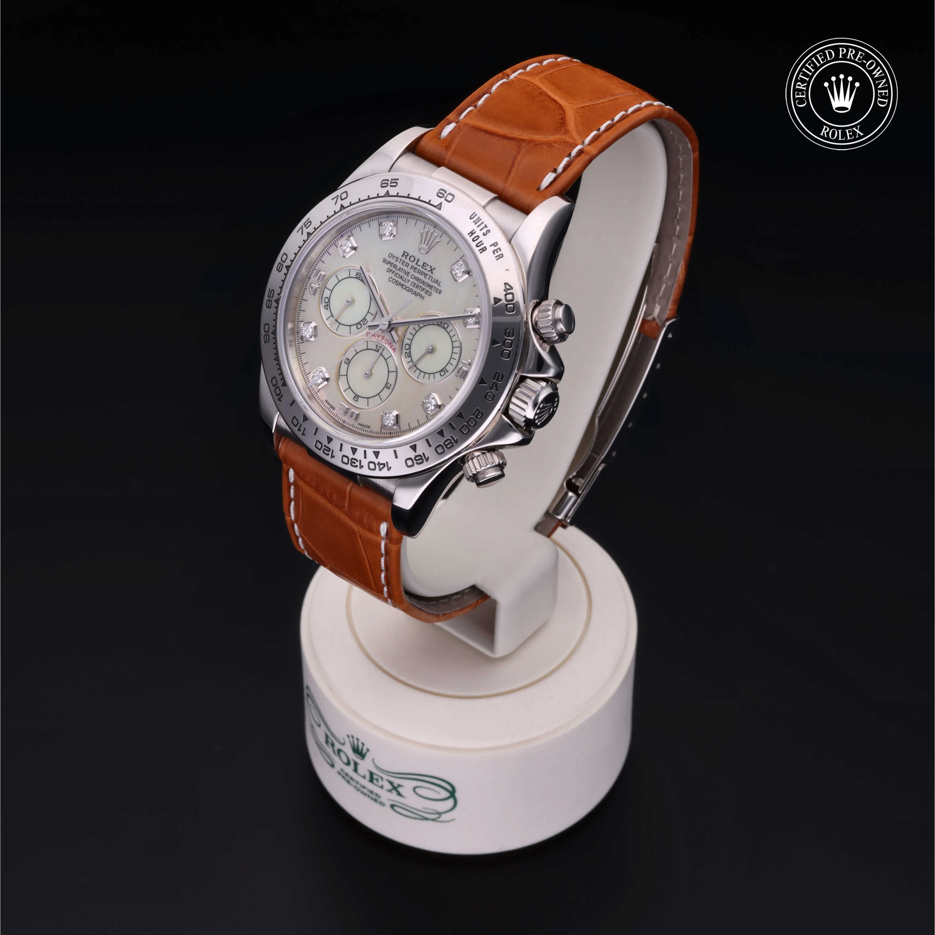 Cosmograph Daytona | 40mm, 18K White Gold, Ref. M16519 - Image 4