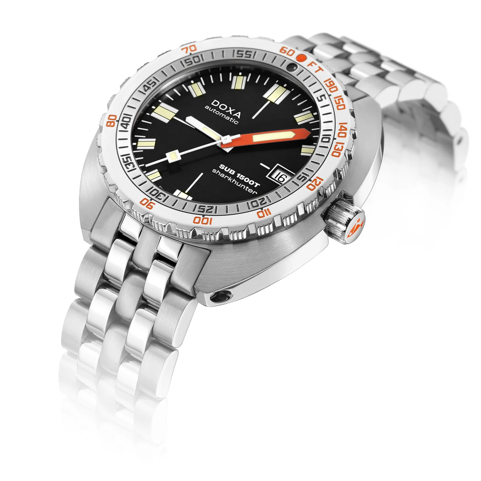 Sub 1500T Sharkhunter | 45mm, Steel, Black Dial - Image 2
