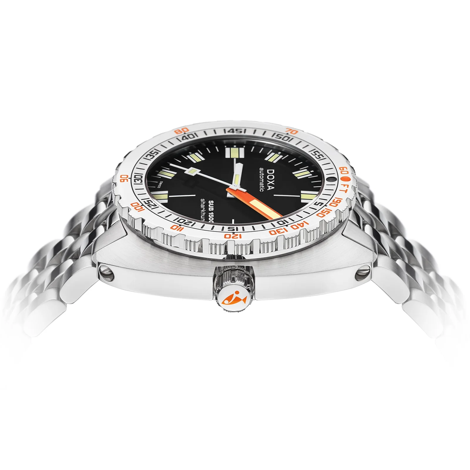 Sub 1500T Sharkhunter | 45mm, Steel, Black Dial - Image 3