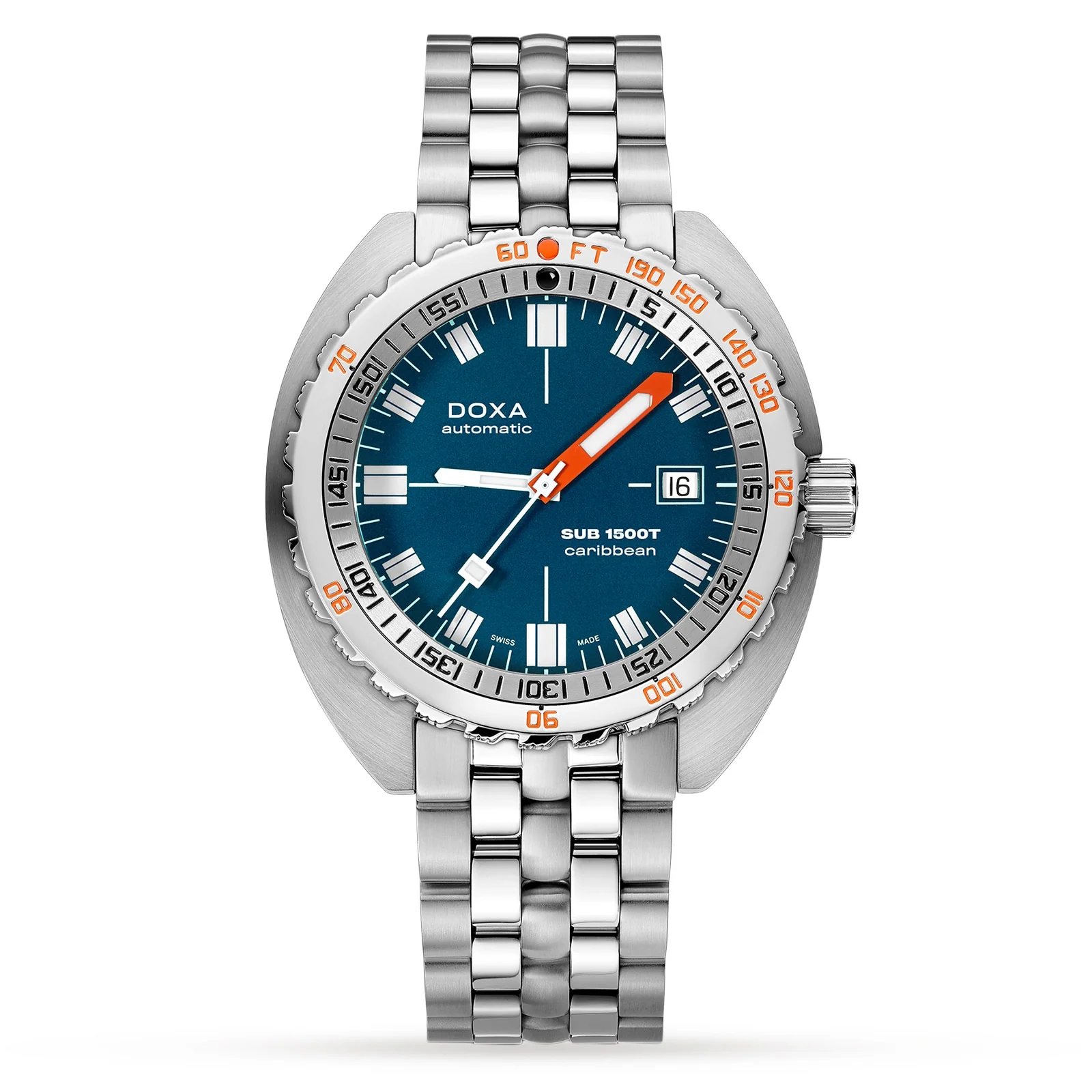 Sub 1500T Caribbean | 45mm, Steel, Navy Dial