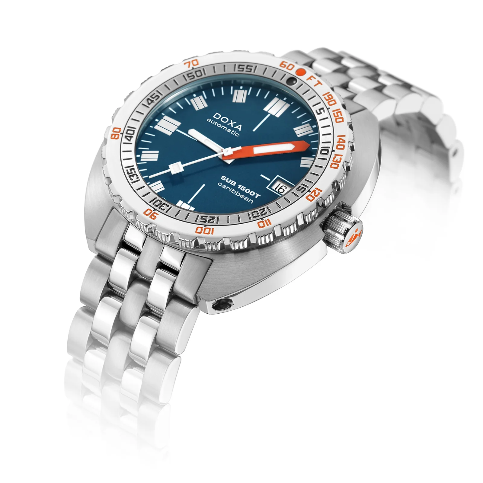 Sub 1500T Caribbean | 45mm, Steel, Navy Dial - Image 2