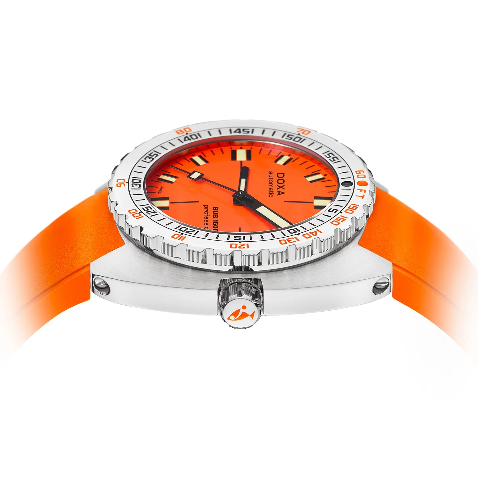 Sub 1500T Professional | 42.5mm, Steel, Rubber, Orange Dial - Image 3