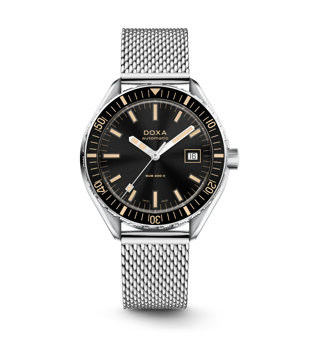 SUB 200 II Sharkhunter | Steel, Black Dial