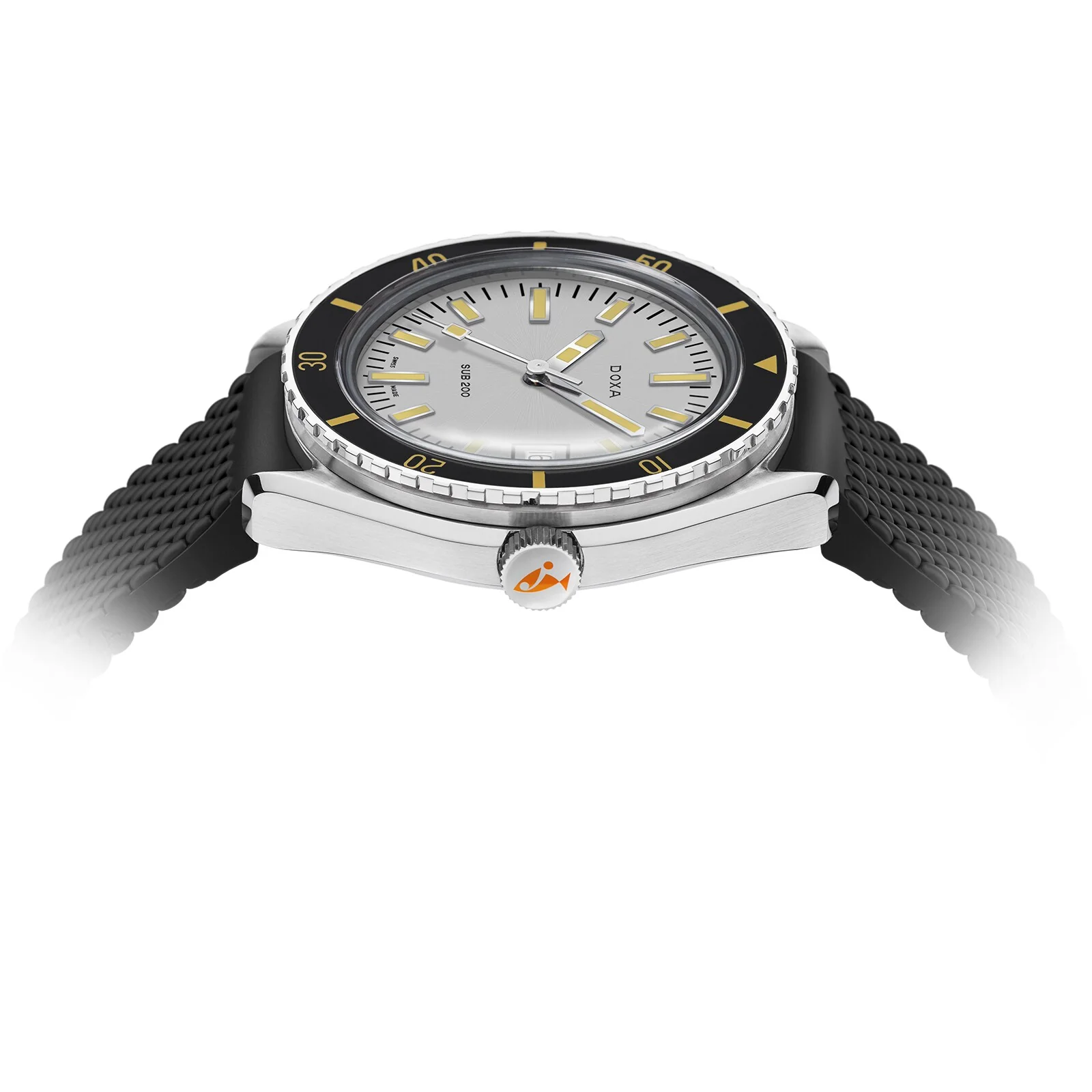 Sub 200 Searambler | 42mm, Steel, Fabric, Silver Dial - Image 3