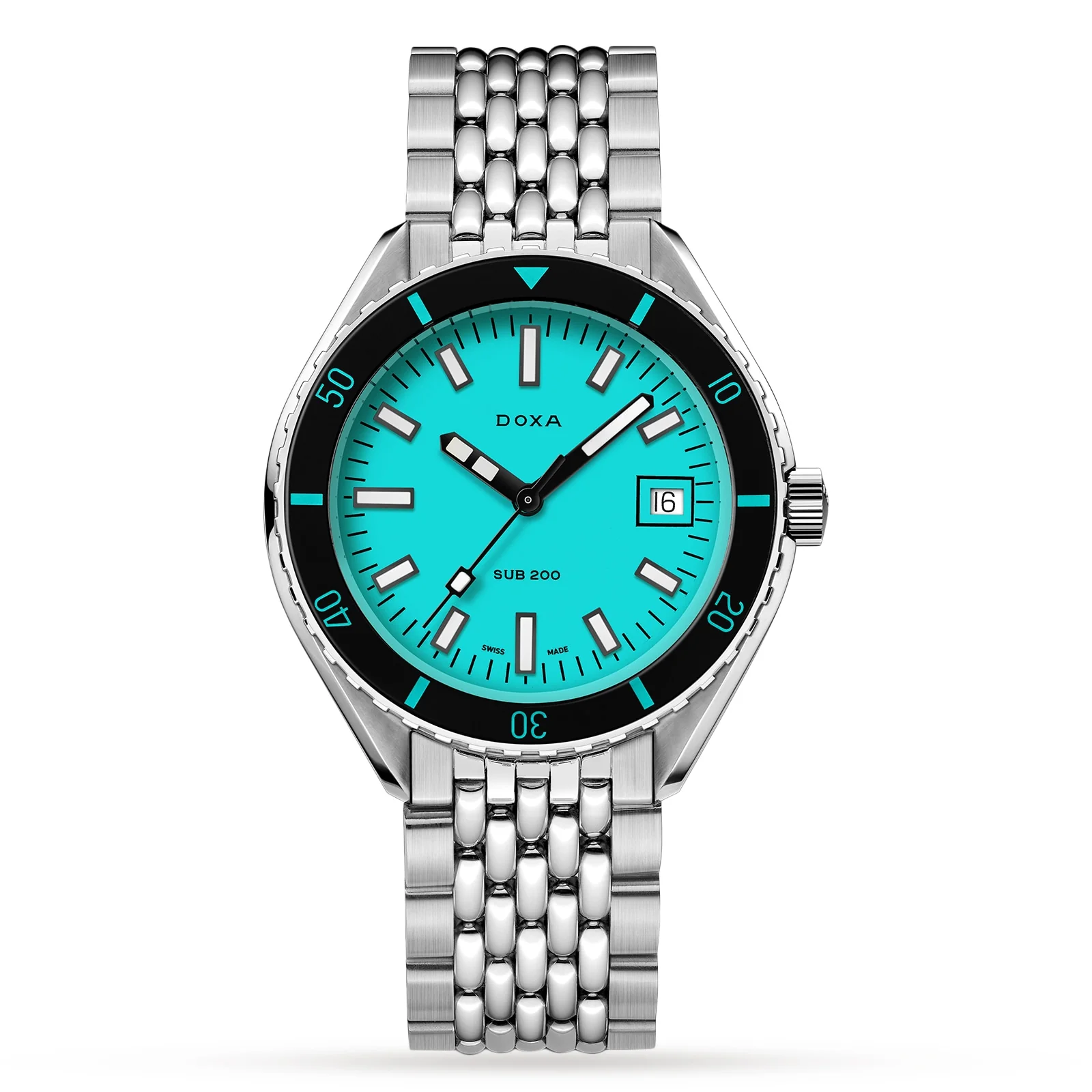 Sub 200 Aquamarine | 42mm, Steel, Turquoise Dial