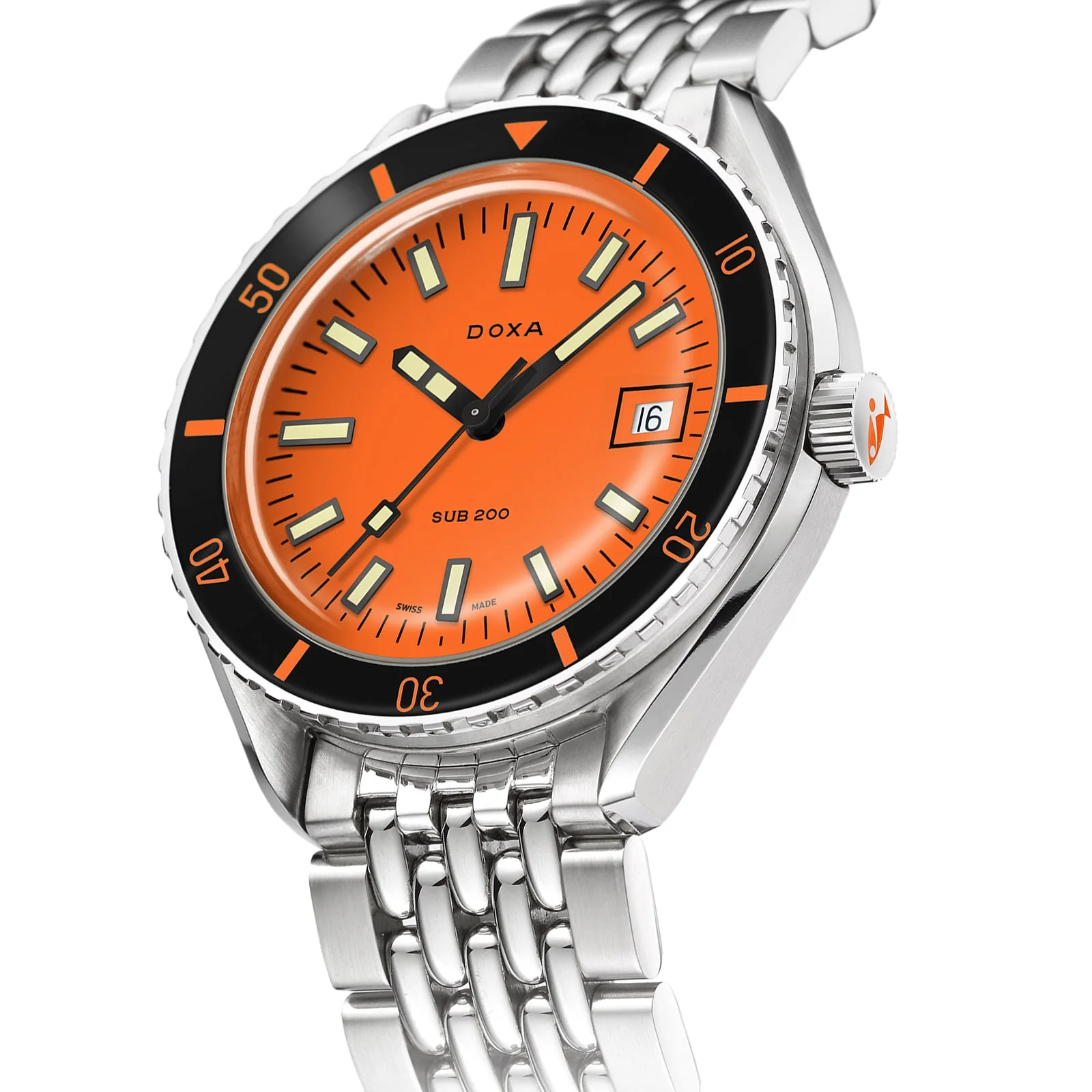 Sub 200 Professional | 42mm, Steel, Orange Dial - Image 2