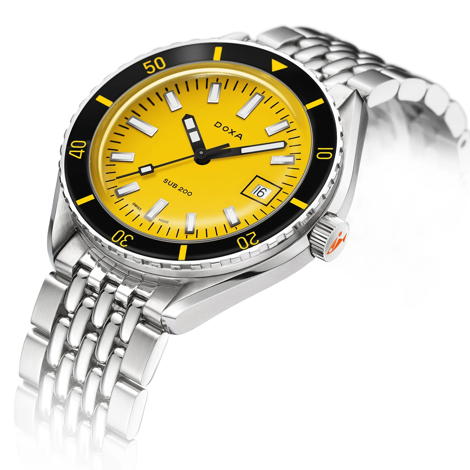 Sub 200 Divingstar | 42mm, Steel, Yellow Dial - Image 2