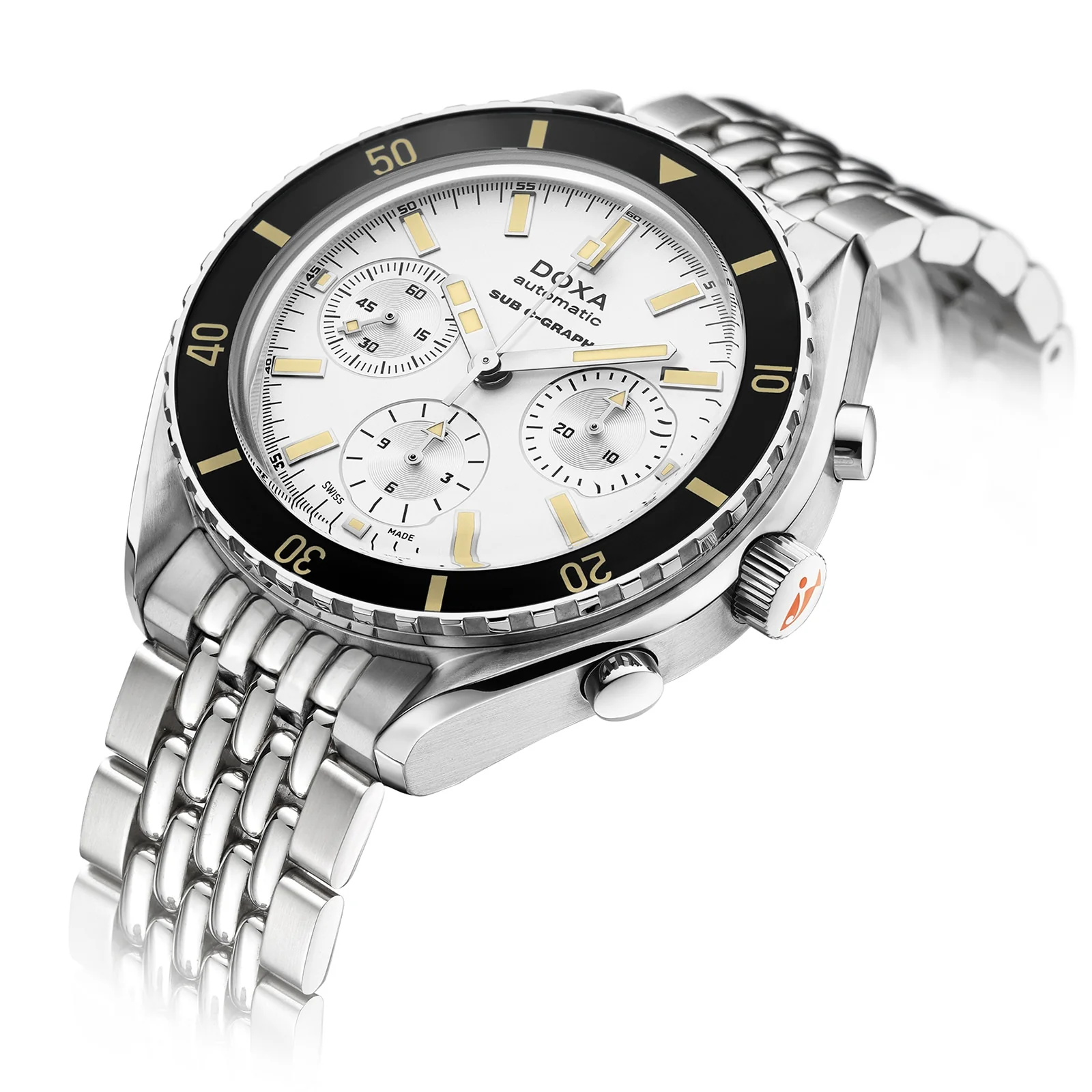 Sub 200 C-Graph Searambler | 45mm, Steel, Silver Dial - Image 2