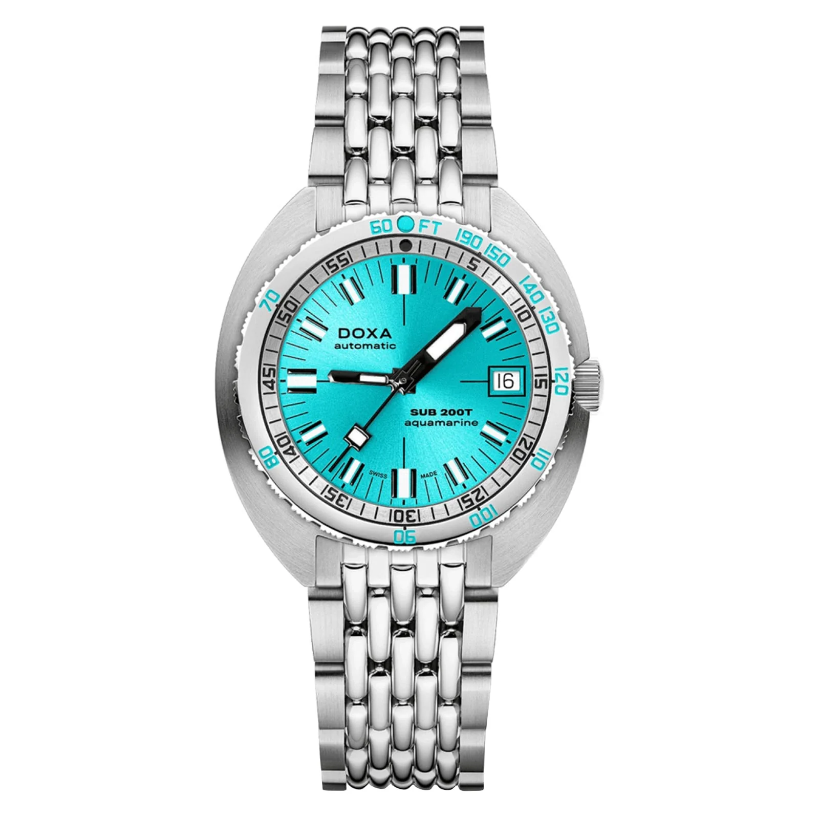 SUB 200T Aquamarine | 39mm, Steel, Turquoise Dial