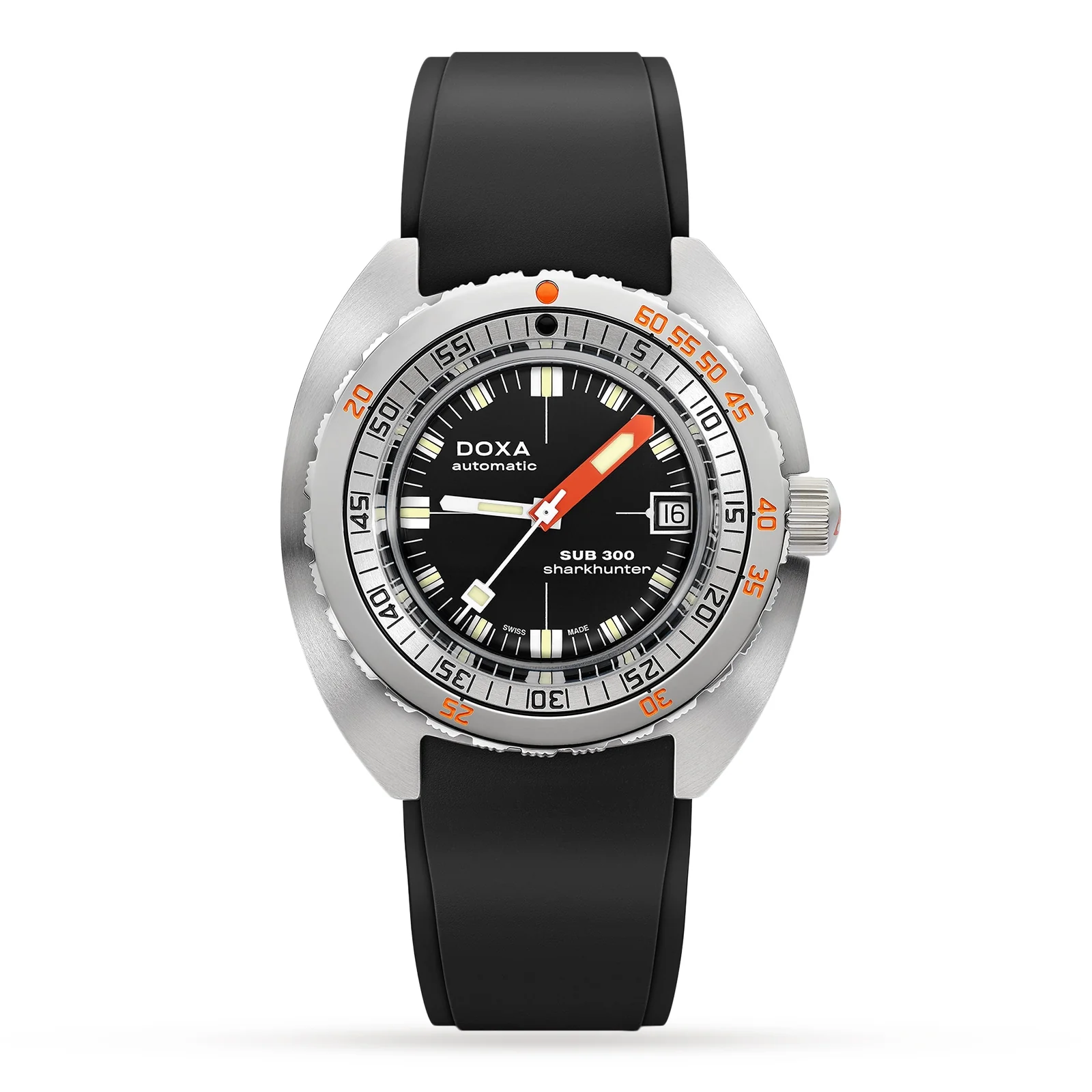 Sub 300 Sharkhunter | 42.5mm, Steel, Rubber, Black Dial