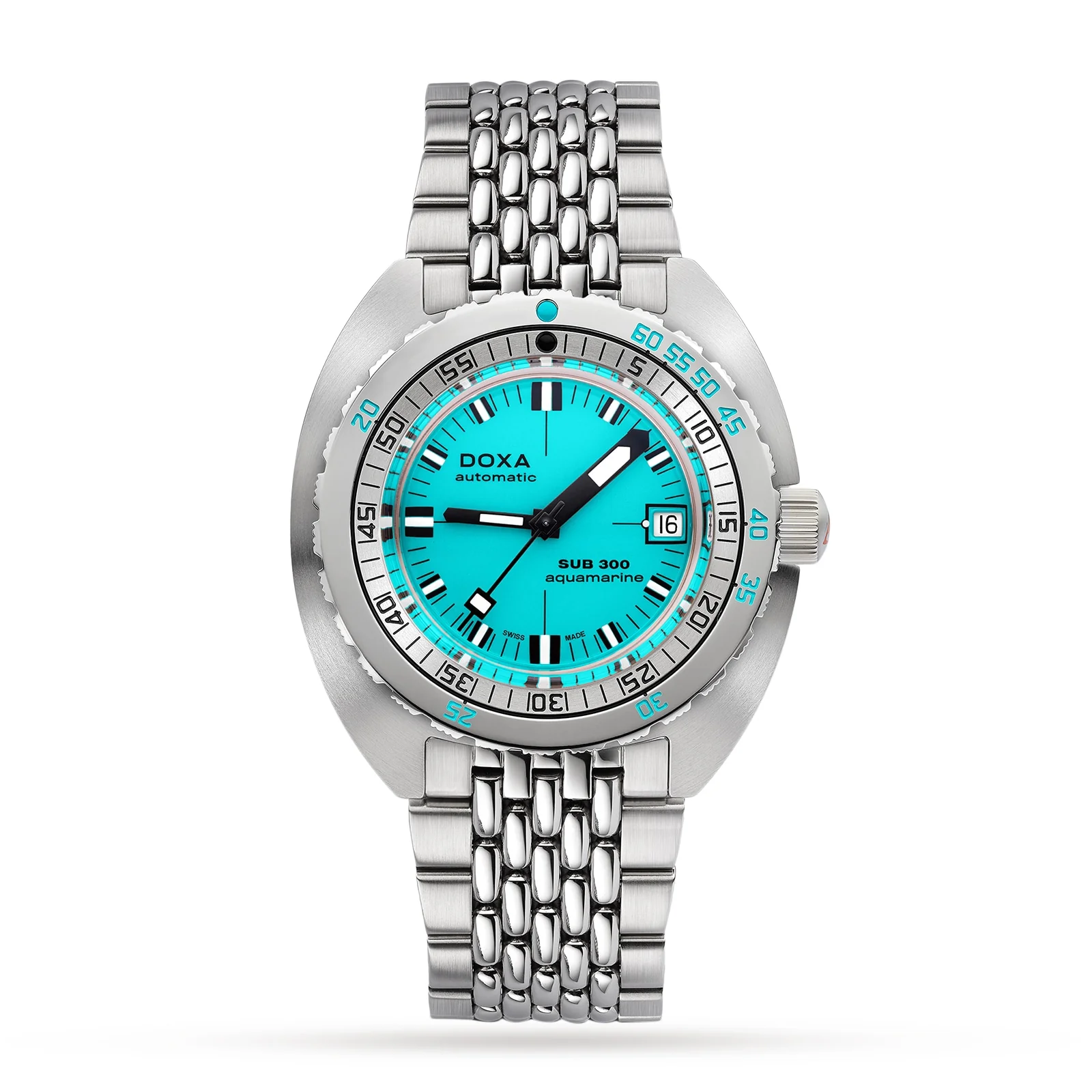 Sub 300 Aquamarine | 42.5mm, Steel, Blue Dial