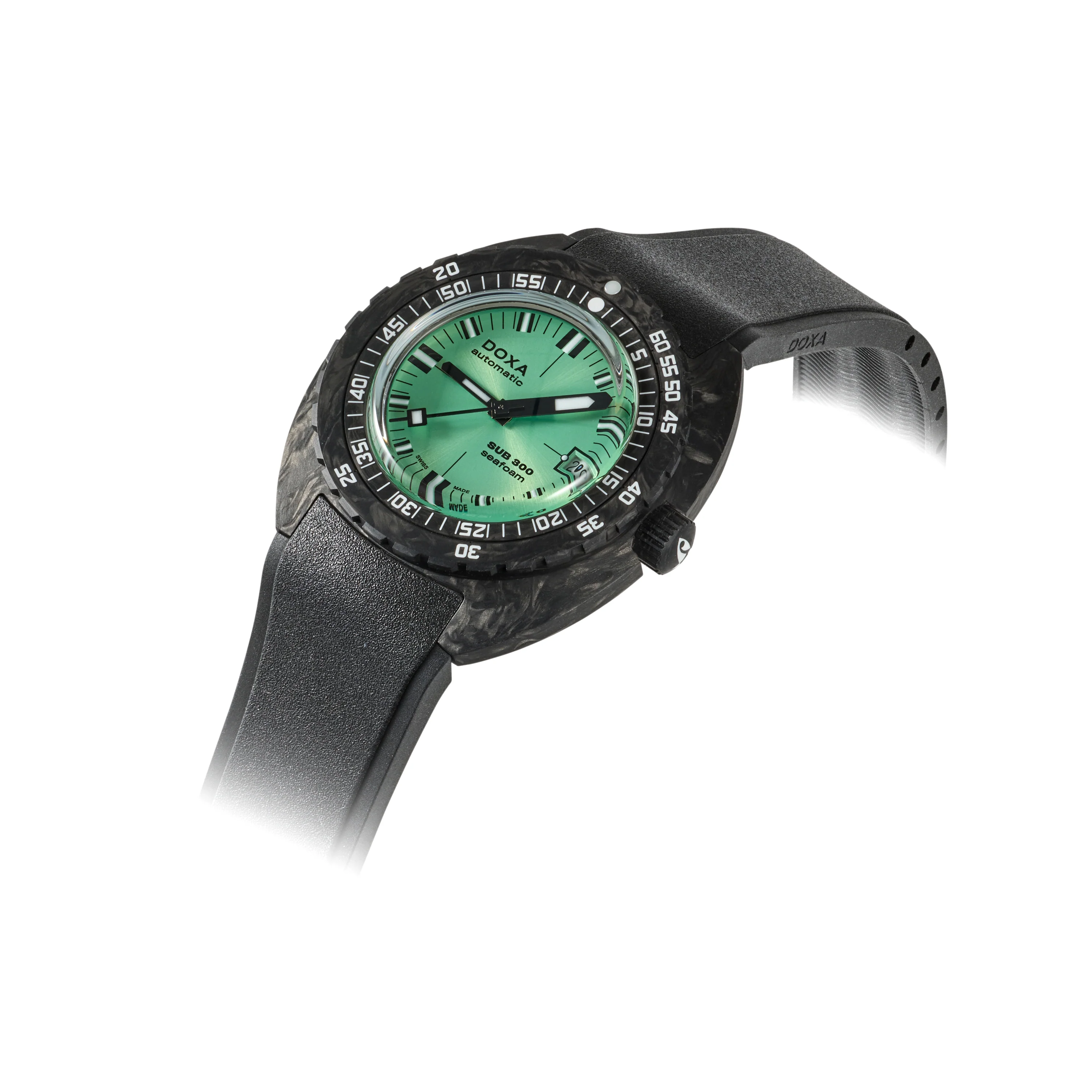 Sub 300 Carbon Seafoam Limited Edition WOS Exclusive | 42.5mm, Carbon Fibre, Rubber, Mint (green) Dial - Image 3
