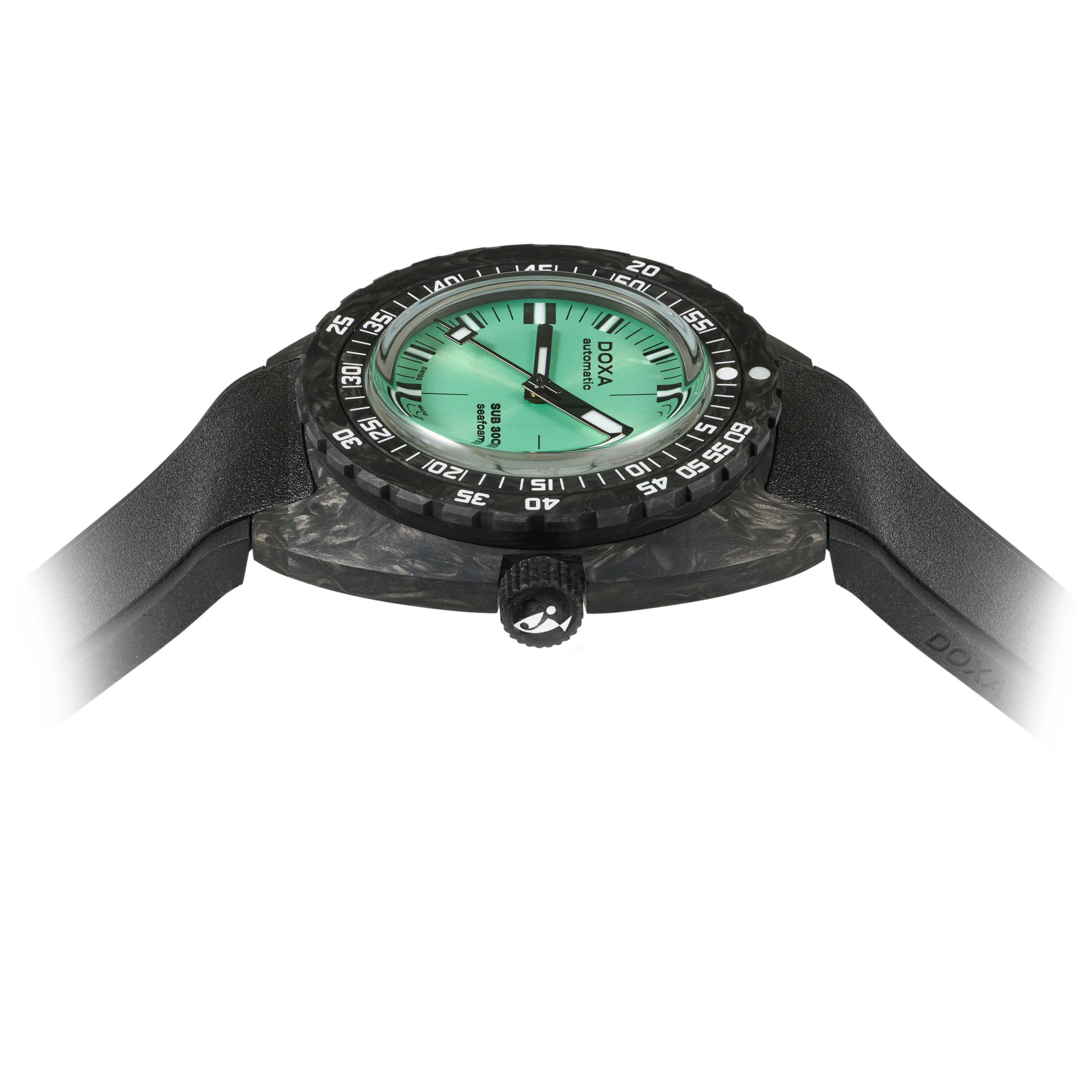 Sub 300 Carbon Seafoam Limited Edition WOS Exclusive | 42.5mm, Carbon Fibre, Rubber, Mint (green) Dial - Image 4
