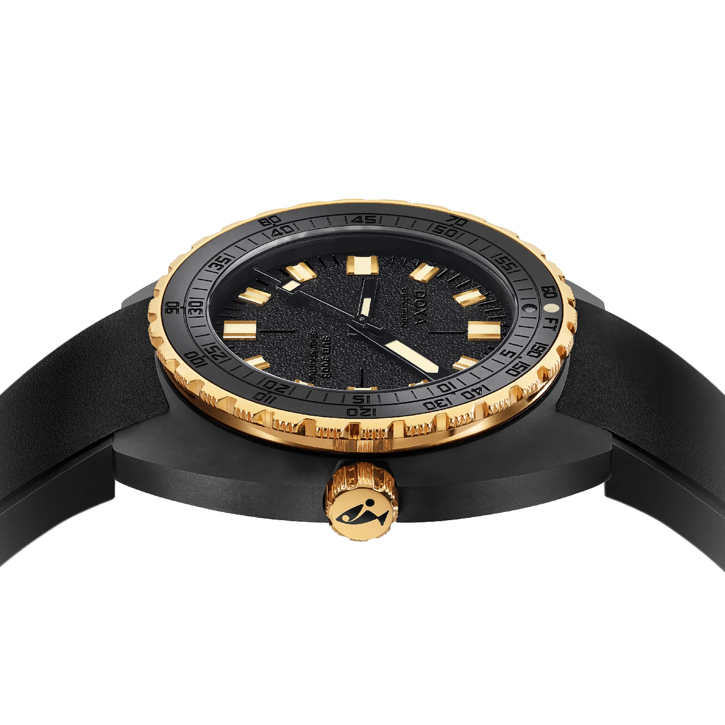 Sub 300 Beta Sharkhunter | 42.5mm, Ceramic, Rubber, Black Dial - Image 3