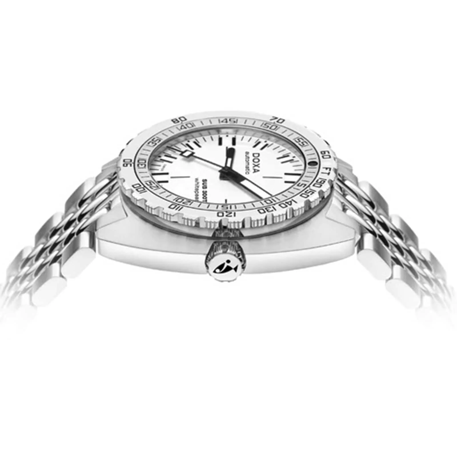 Sub 300T Whitepearl | 42.5mm, Steel, White Dial - Image 3