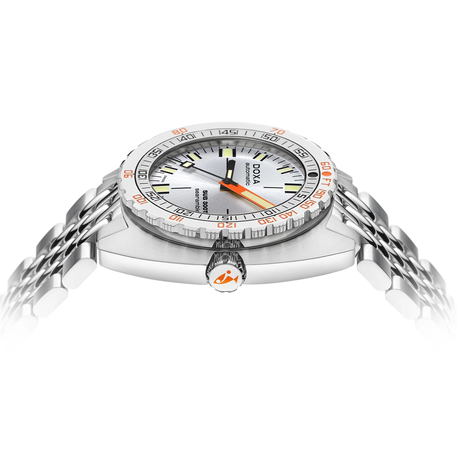 Sub 300T Searambler | 42.5mm, Steel, Silver Dial - Image 3