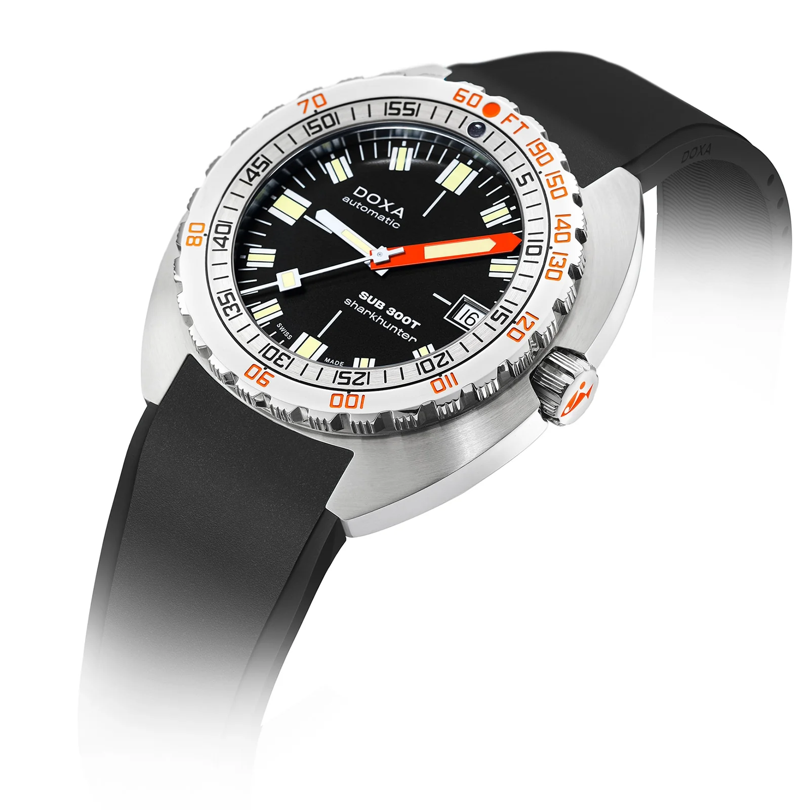 Sub 300T Sharkhunter | 42.5mm, Steel, Rubber, Black Dial - Image 2