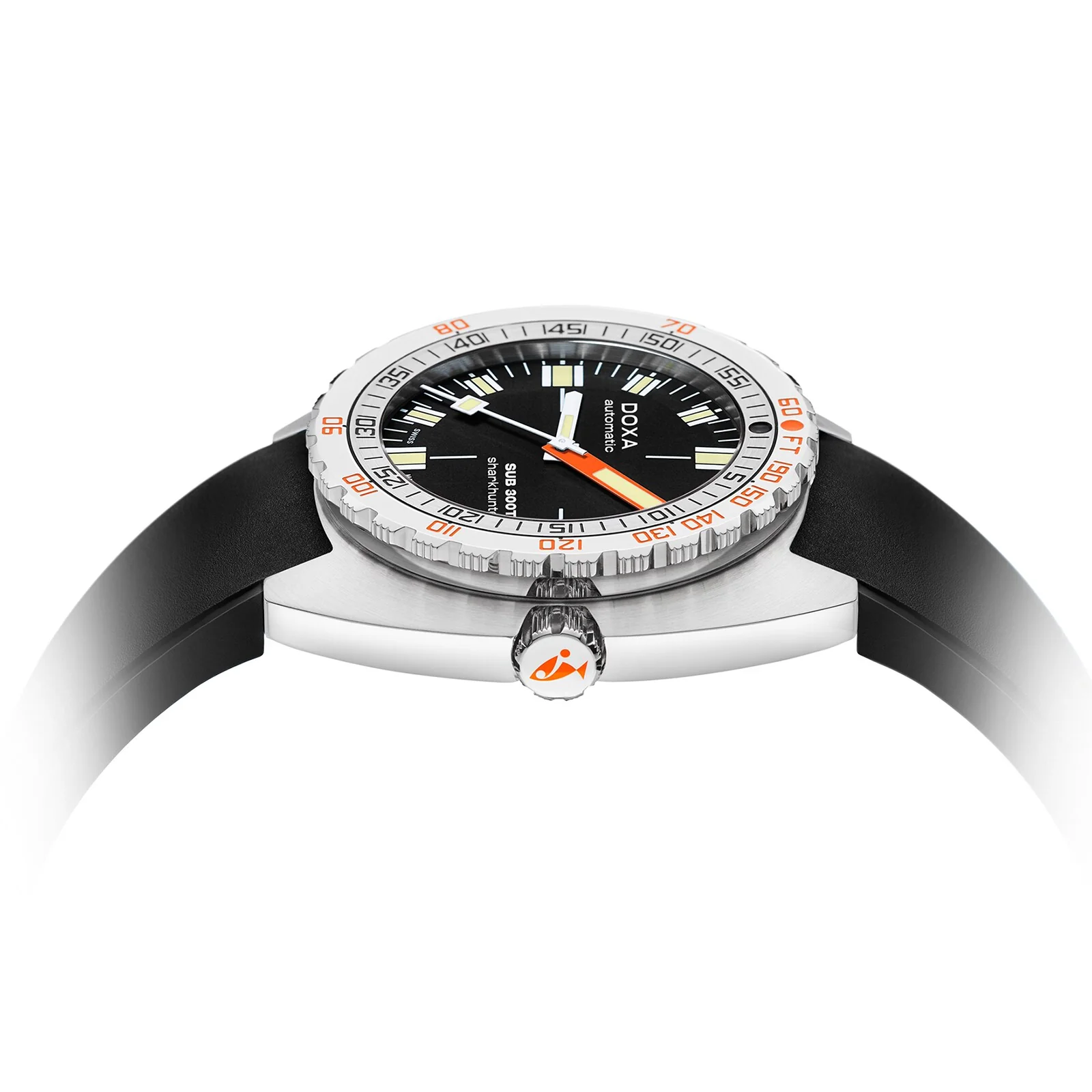 Sub 300T Sharkhunter | 42.5mm, Steel, Rubber, Black Dial - Image 3
