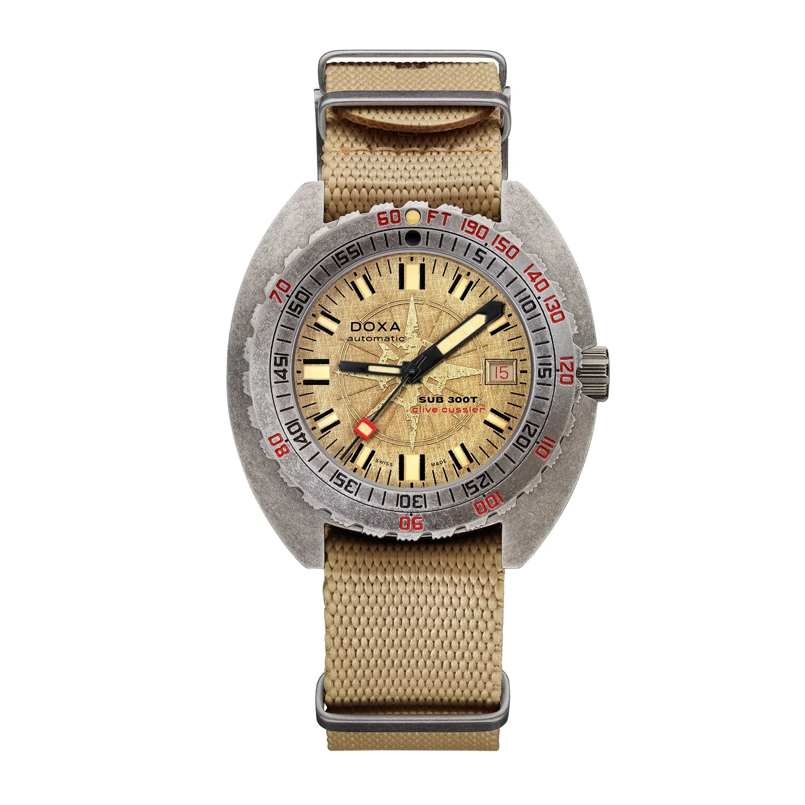 Sub 300T Clive Cussler | 42.5mm, Steel, Beige Dial - Image 2