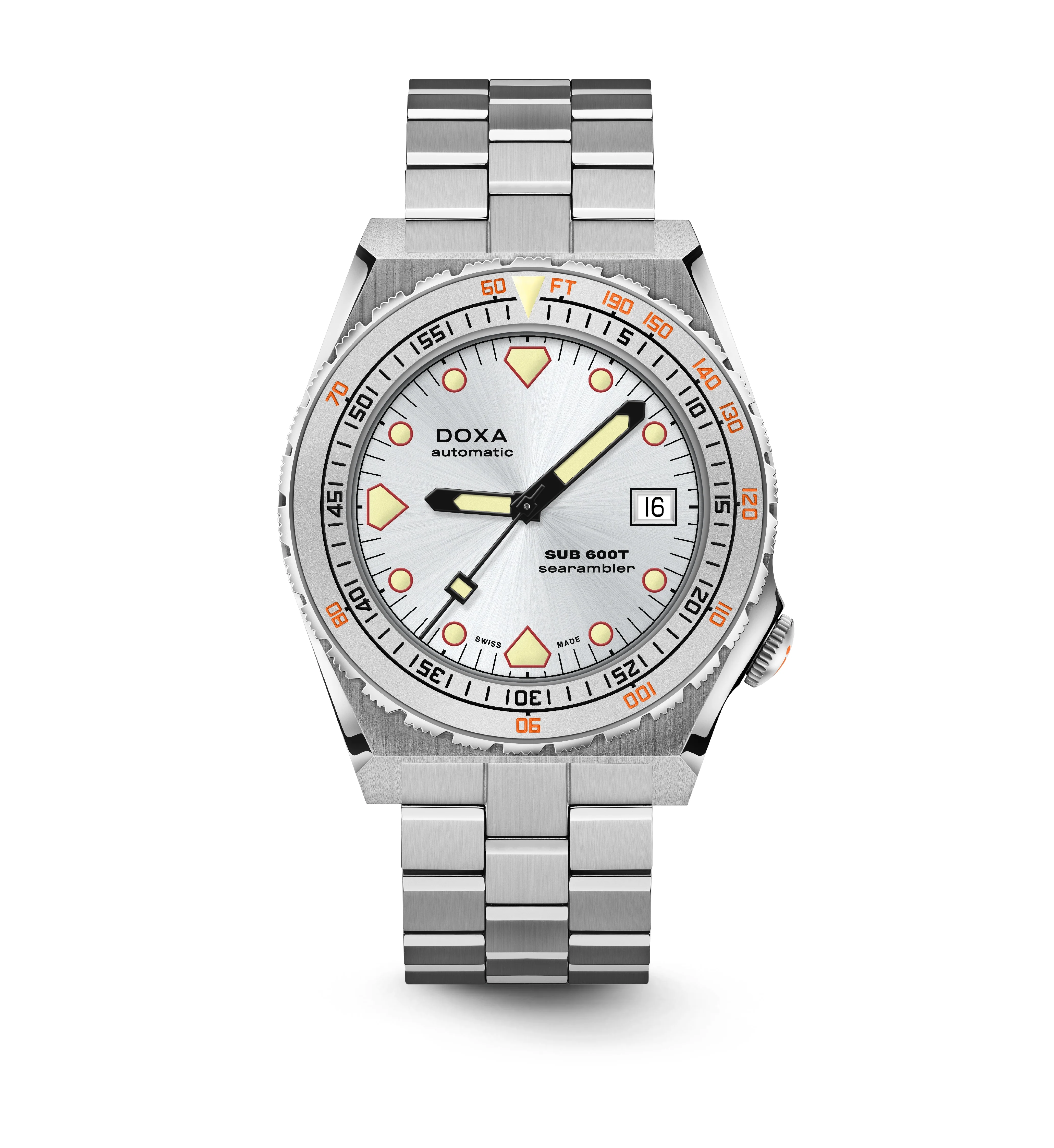 Sub 600T Searambler | 40mm, Steel, Silver Dial