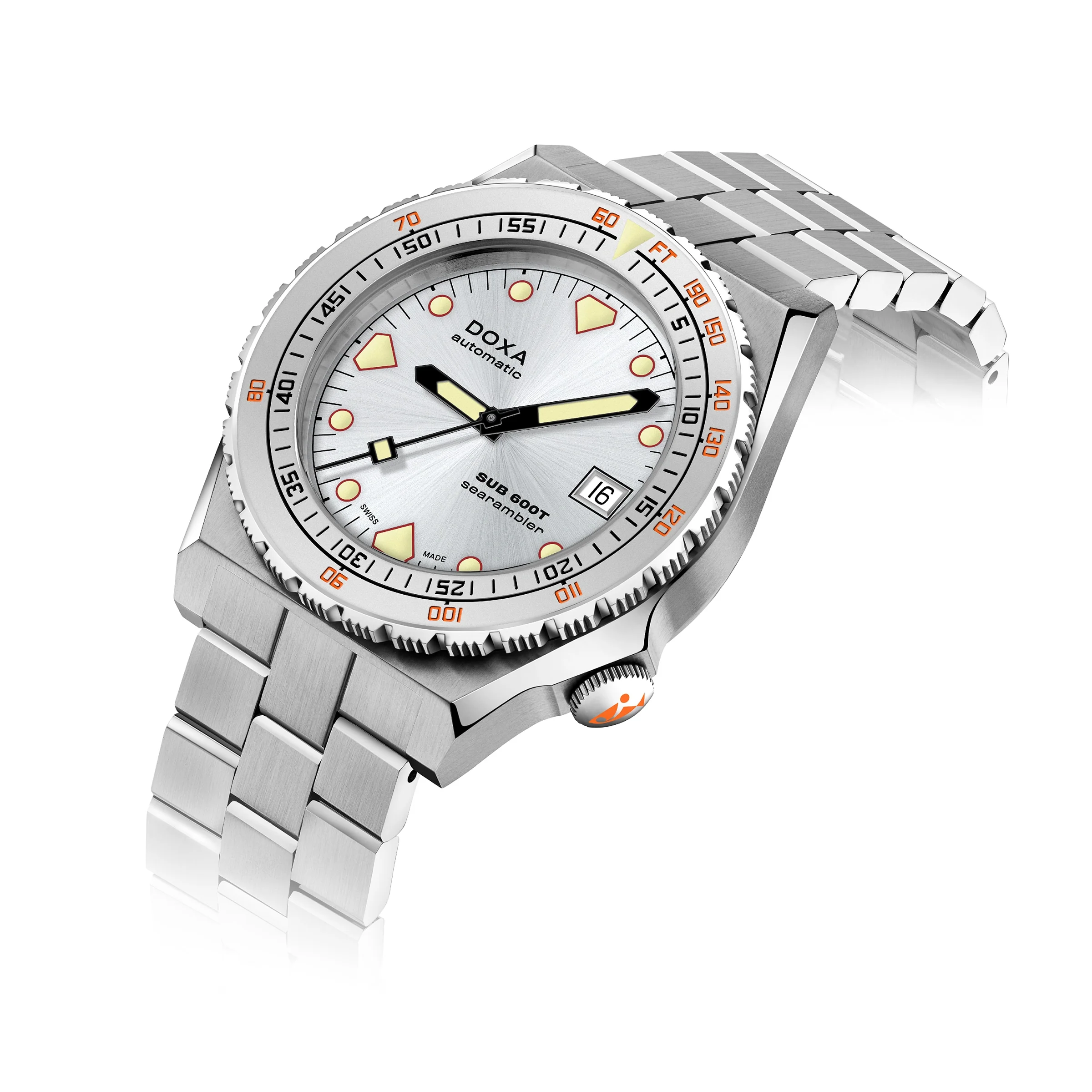 Sub 600T Searambler | 40mm, Steel, Silver Dial - Image 2