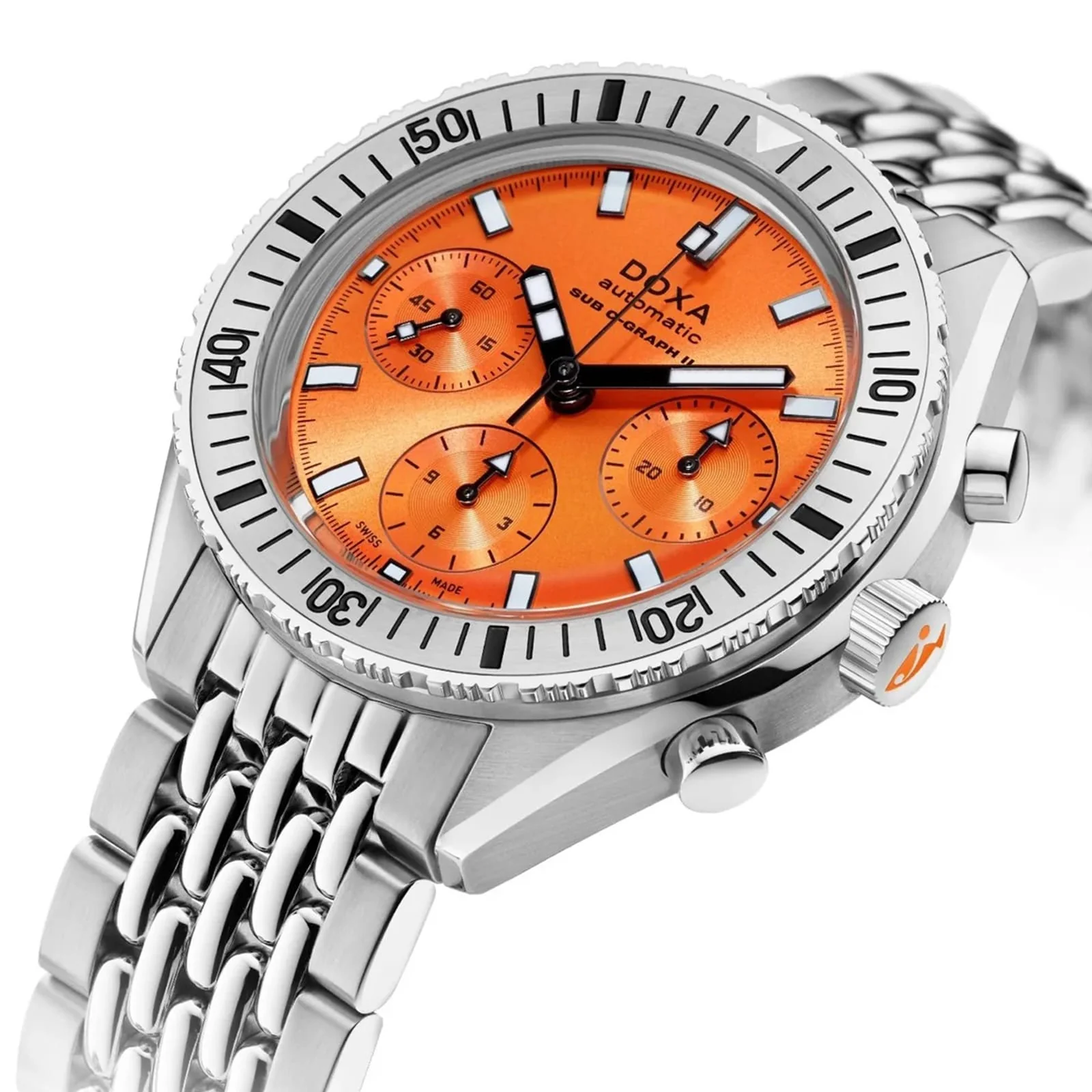 Sub 200 C-Graph II Professsional | 42mm, Steel, Orange Dial - Image 2