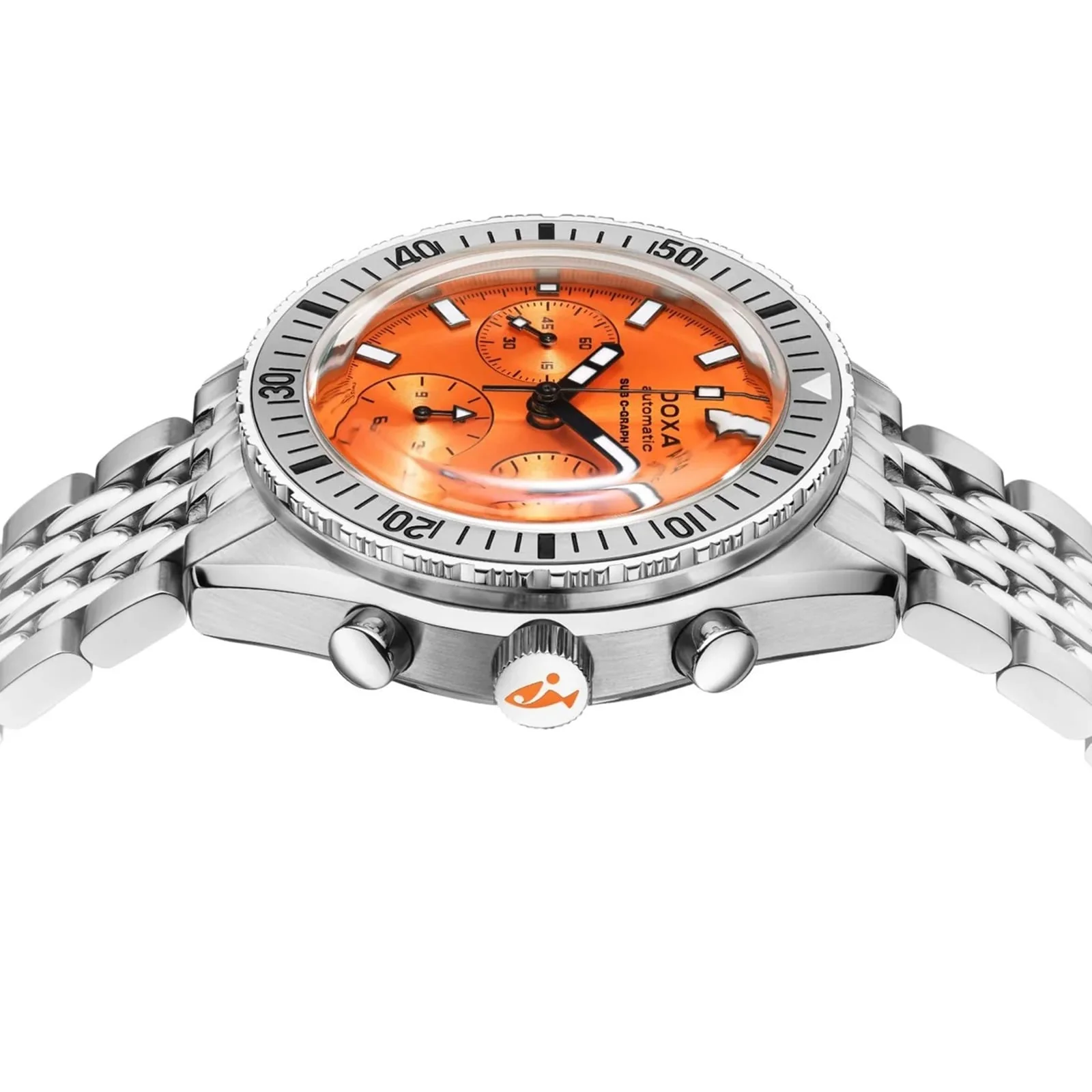 Sub 200 C-Graph II Professsional | 42mm, Steel, Orange Dial - Image 3