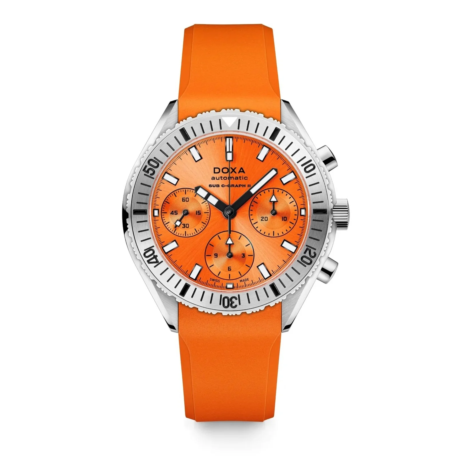 Sub 200 C-Graph II Professsional | 42mm, Steel, Orange Dial - Image 4