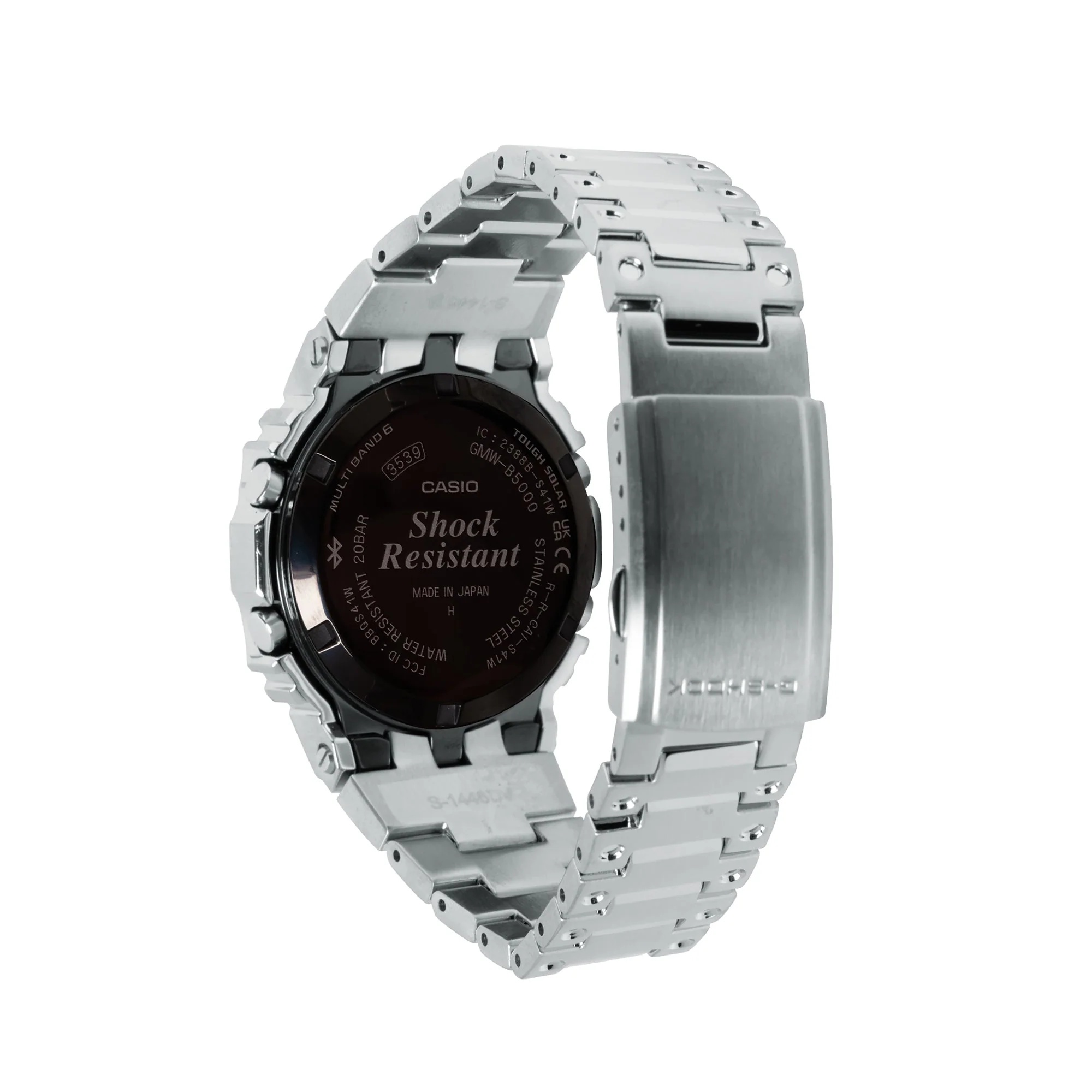 GMW-B5000D-1C Solar Premium Metal Steel Silver | 49mm, Steel, Grey Dial - Image 2