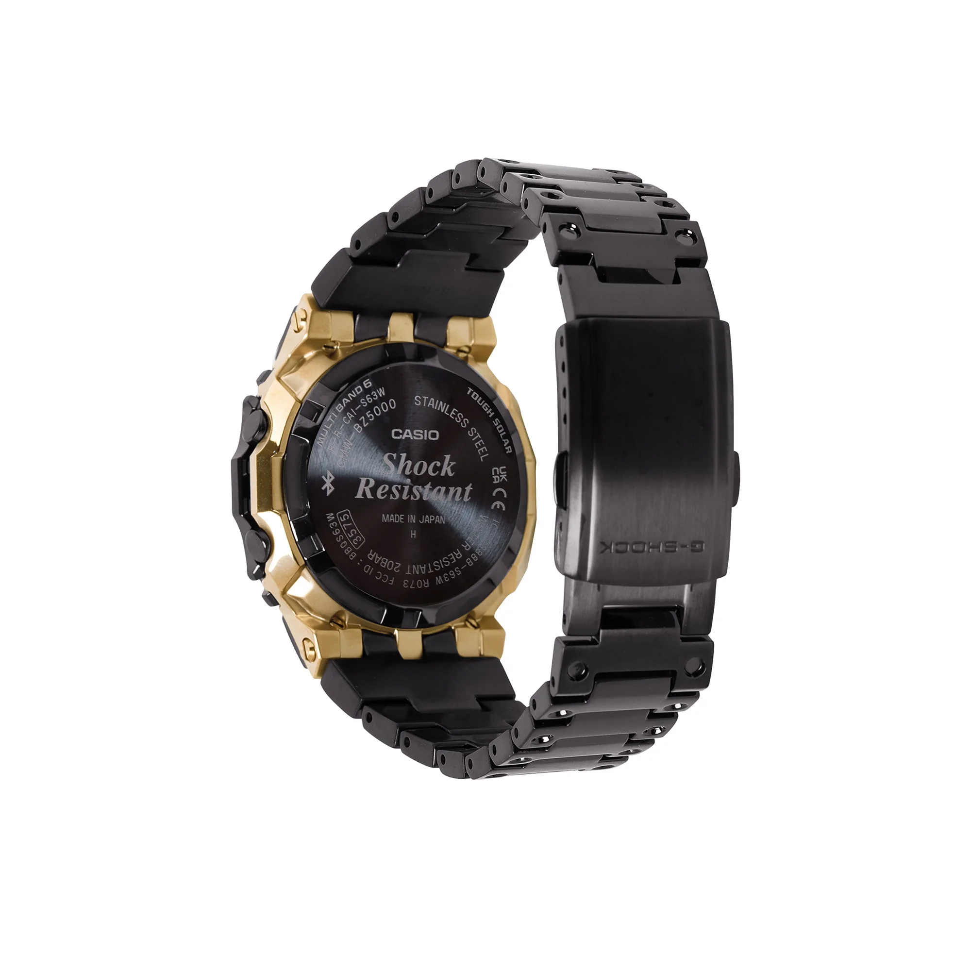 GMW-BZ5000BD-1 Solar Premium Metal Steel Black | 49mm, Steel, Black Dial - Image 2