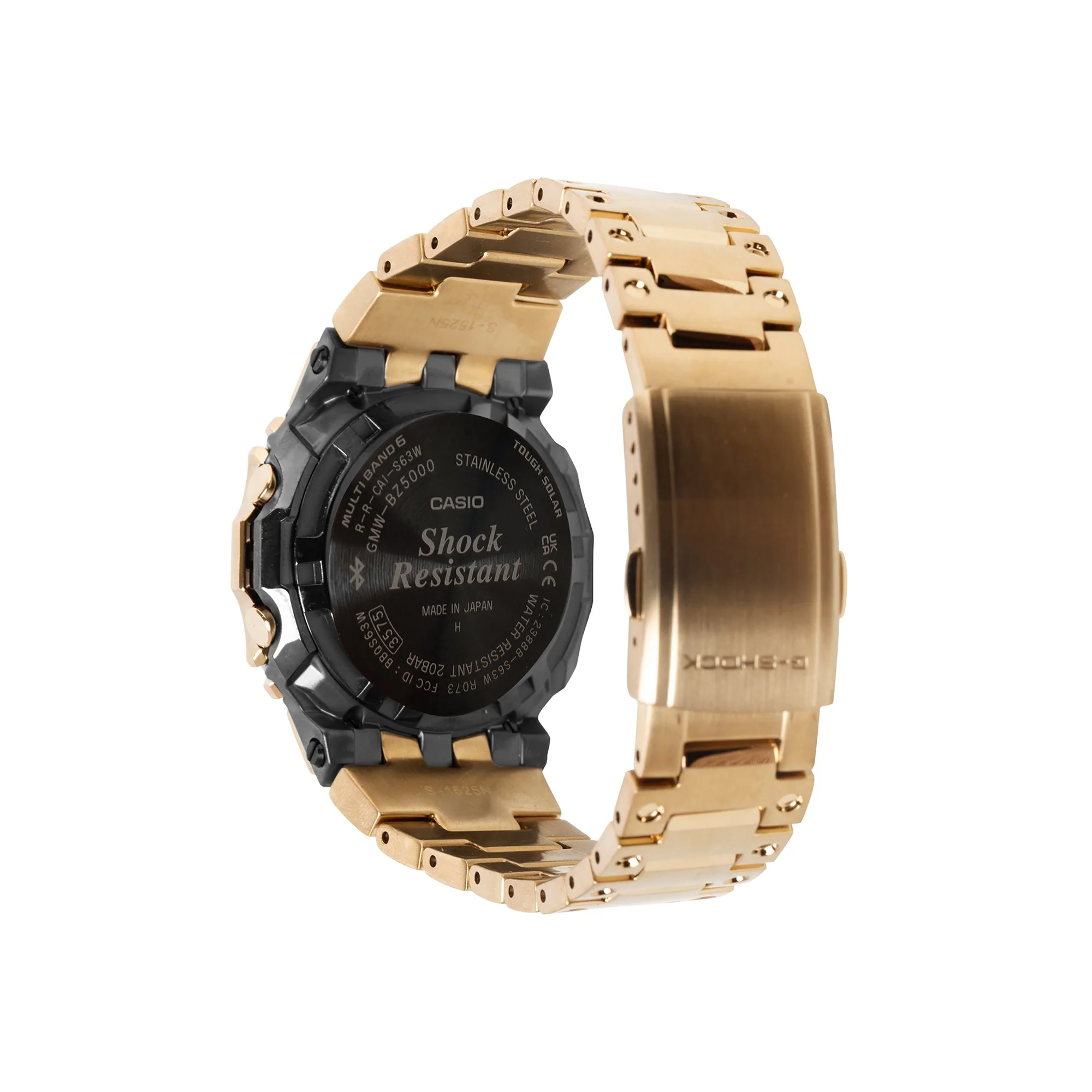 GMW-BZ5000GD-9 Solar Premium Metal Steel Gold | 49mm, Steel, Grey Dial - Image 2