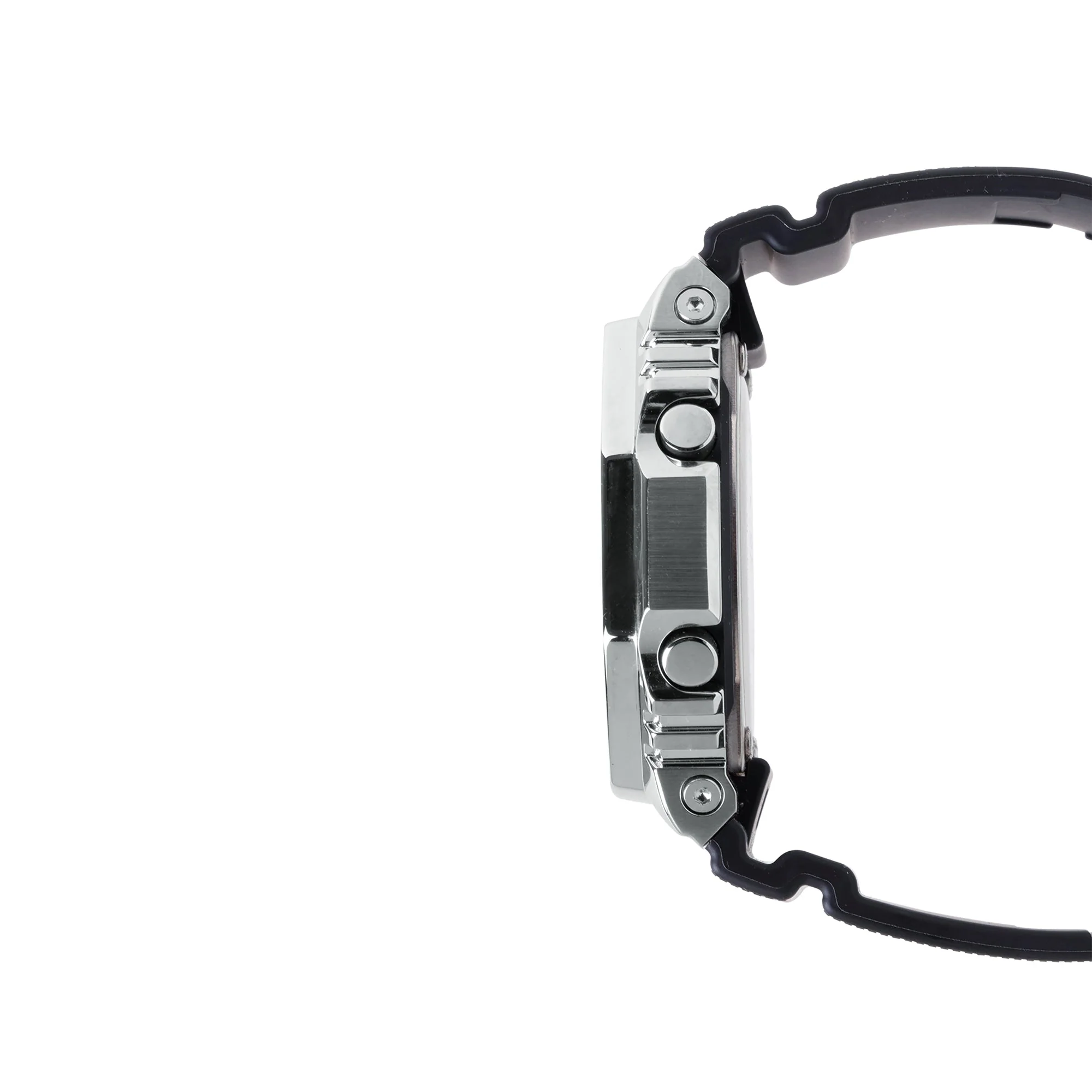 GBM-2100-1A Solar G Steel Steel / Resin Silver | 49mm, Steel & Rubber Coating, Resin, Black Dial - Image 3