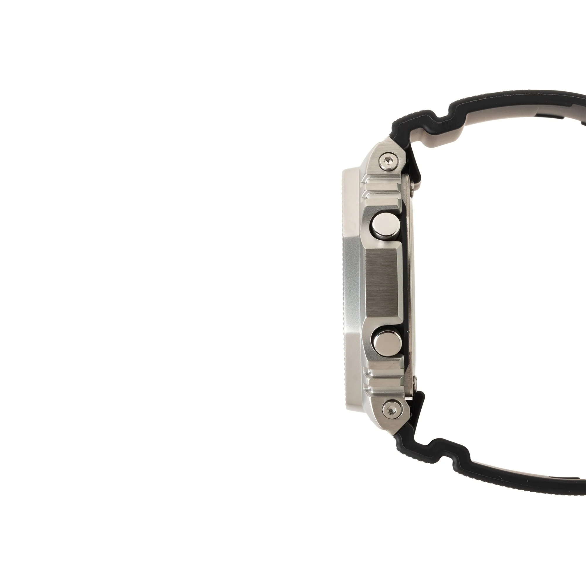 GM-2100M-1A Quartz G Steel Steel / Resin Silver | 49mm, Steel & Rubber Coating, Resin, Black Dial - Image 3