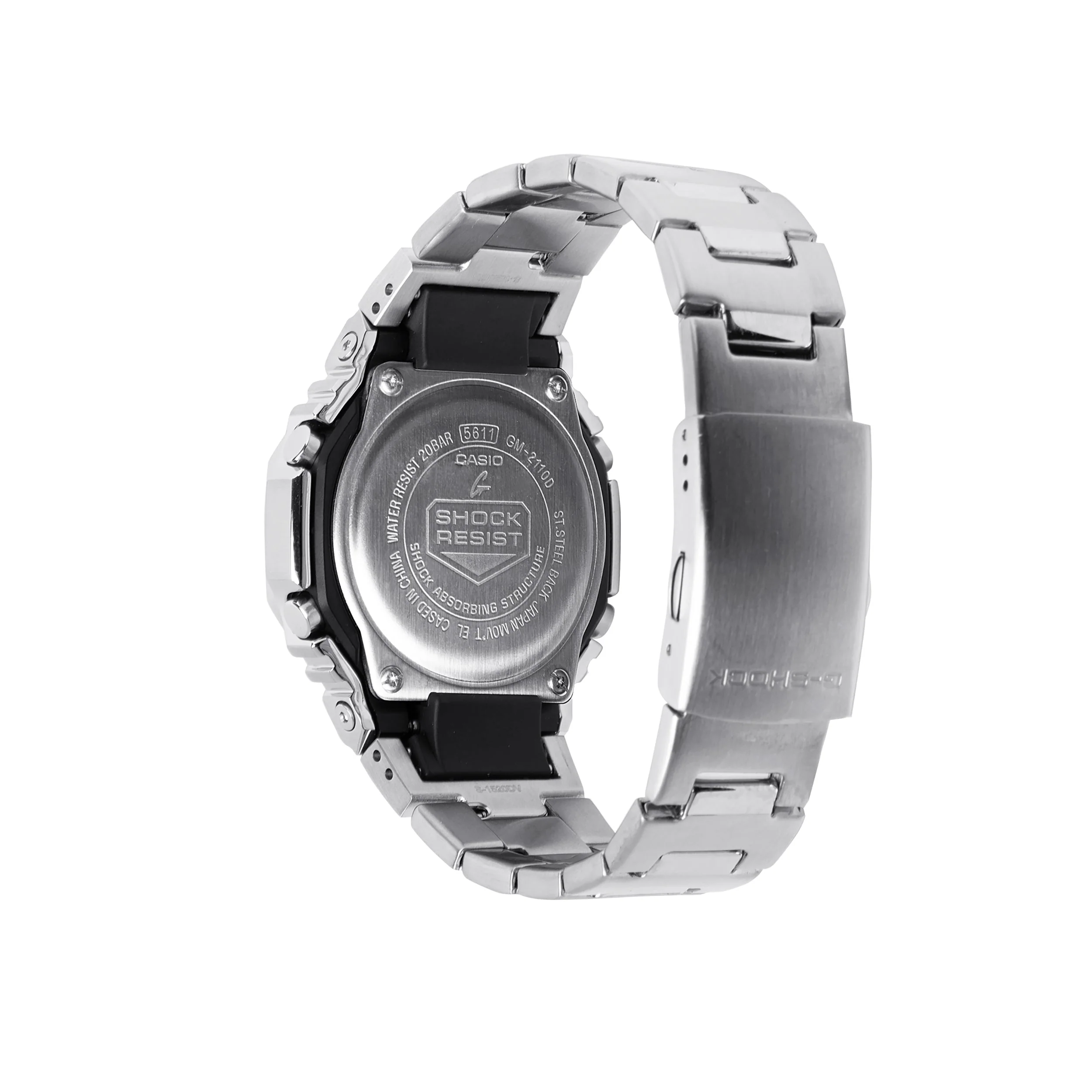 GM-2110D-2A Quartz G Steel Steel / Resin Silver | 49mm, Steel & Rubber Coating, Blue Dial - Image 2